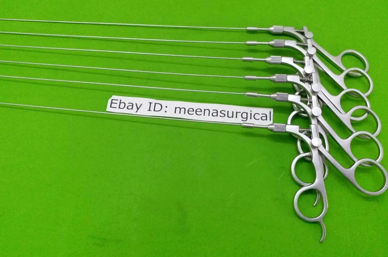 6pc Hysteroscopy Semi Regid Scissor 5FR 40cm Laparoscopic Surgical Instruments