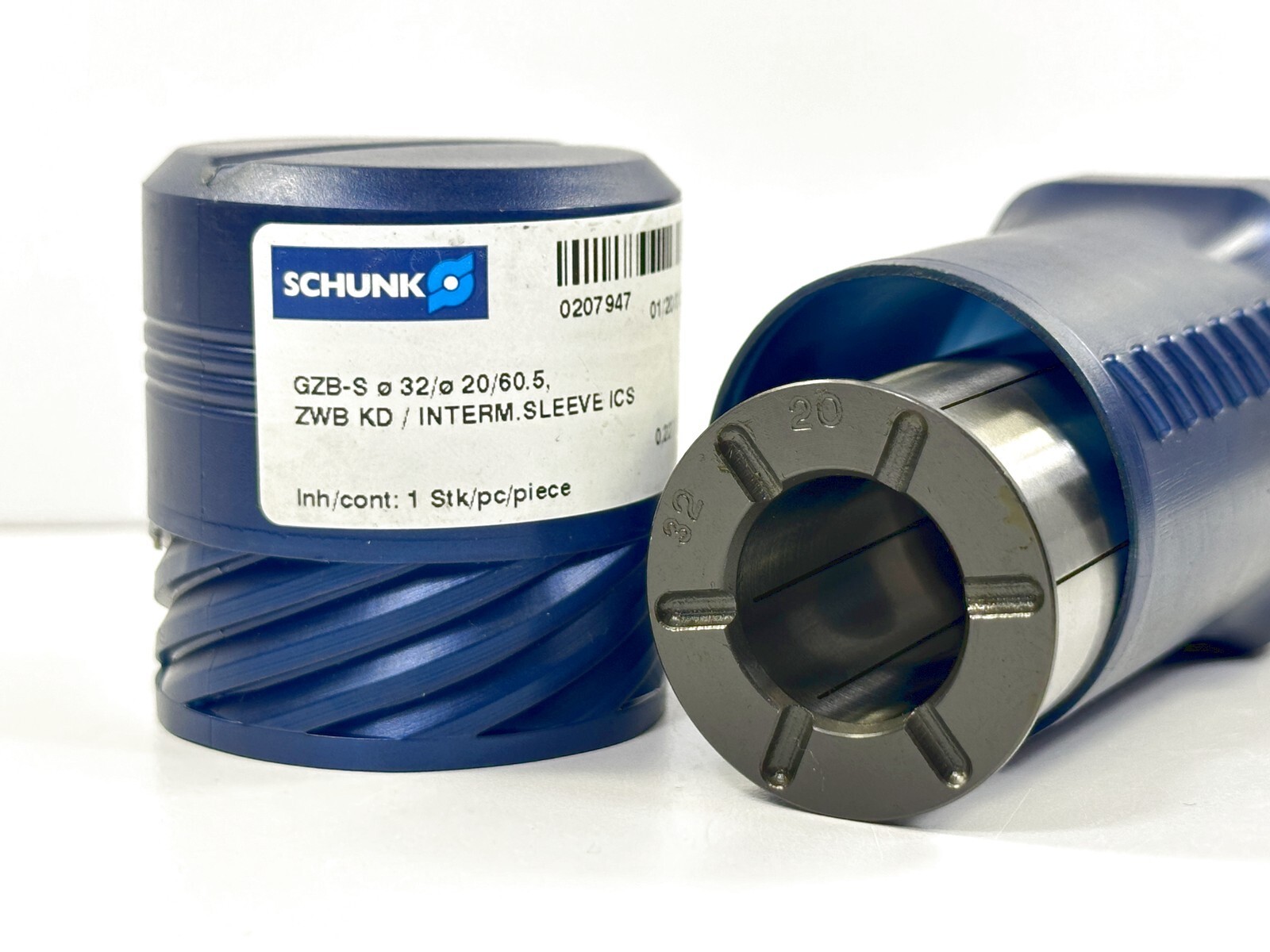 SCHUNK GZB-S 32mm x 20mm x 60.5mm 207947 New Hydraulic Expansion Collet 1pc