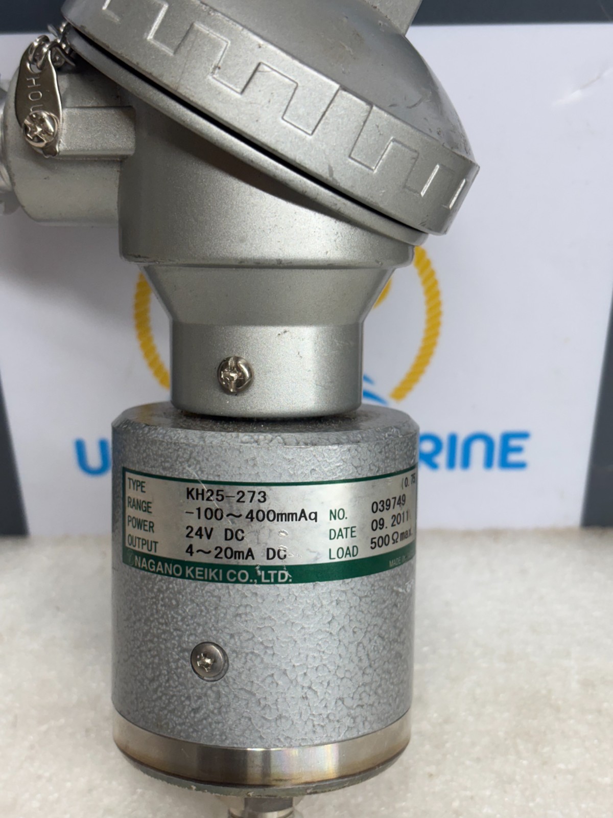 NAGANO KEIKI KH25-273 PRESSURE TRANSMITTER 24VDC