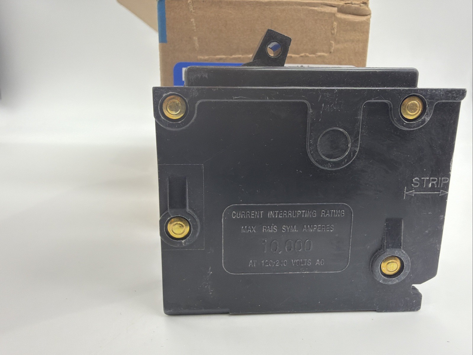 Box of 10 Eaton BR120 20A Single Pole Circuit Breakers NEW UL Listed