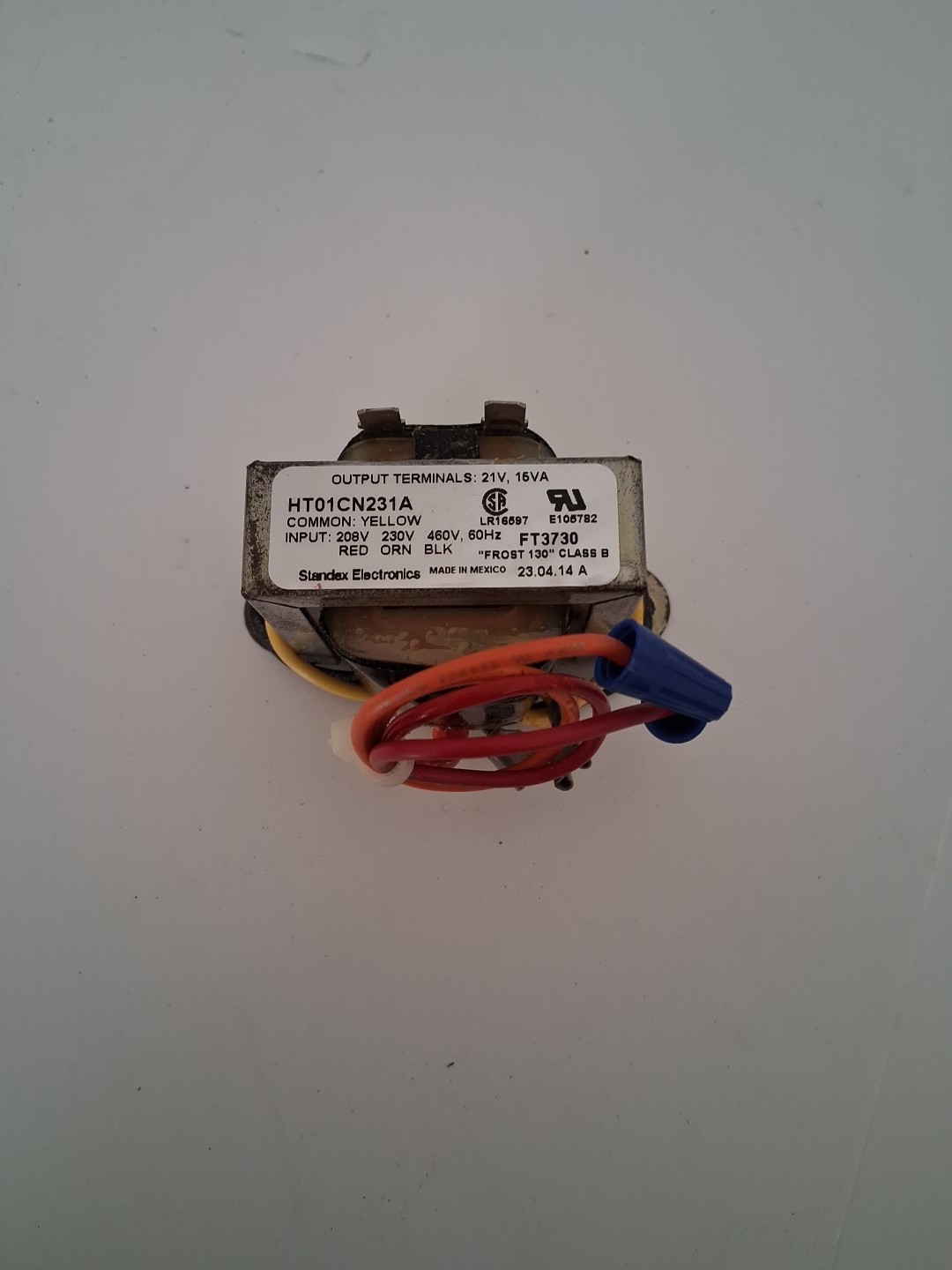 Carrier HT01CN231A HVAC Transformer 60Hz 208/230V 460V Out- 21V 15VA FT3720 NEW