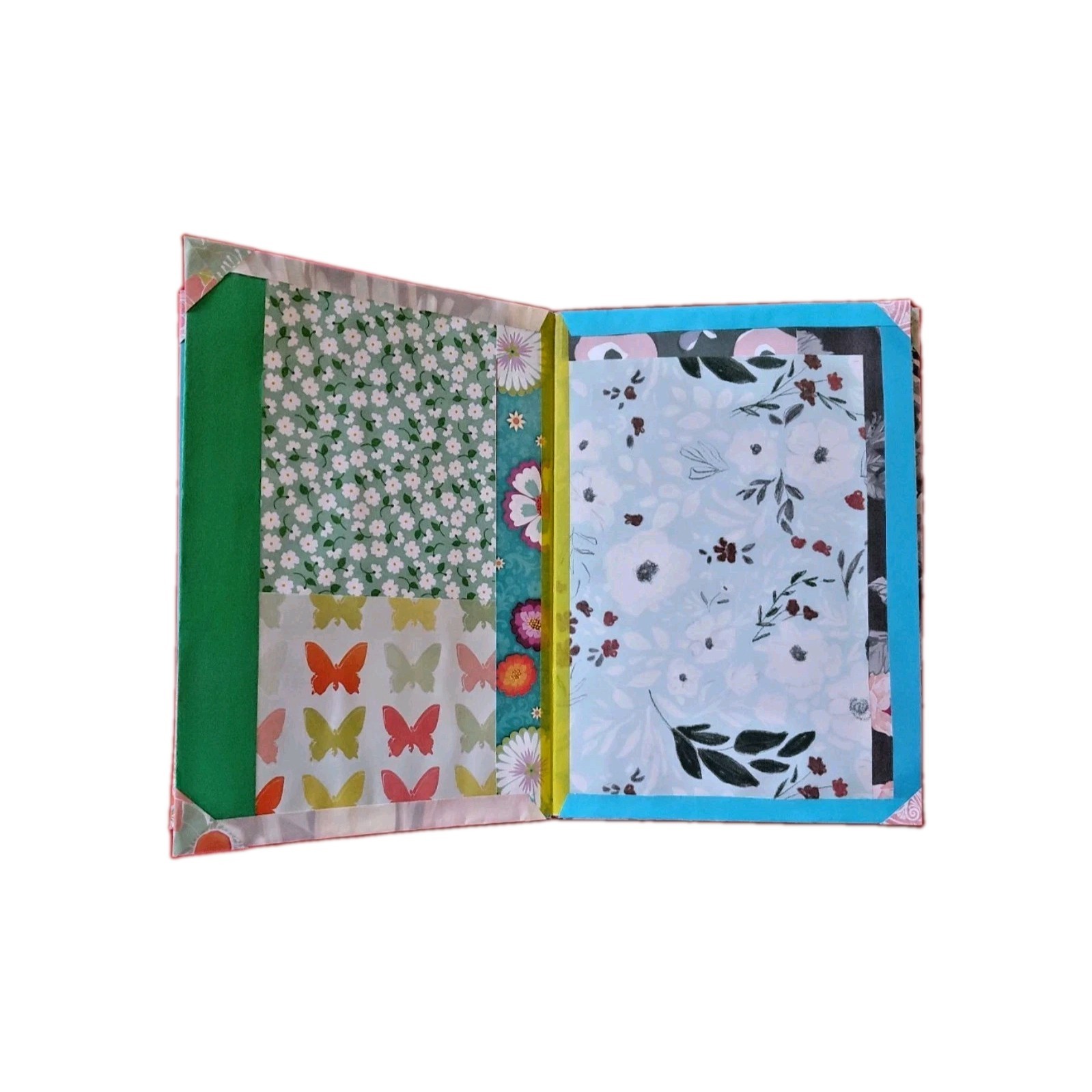 Naked Junk Journal 32 pages Handcrafted Eco-Creation with All of the Colors qs
