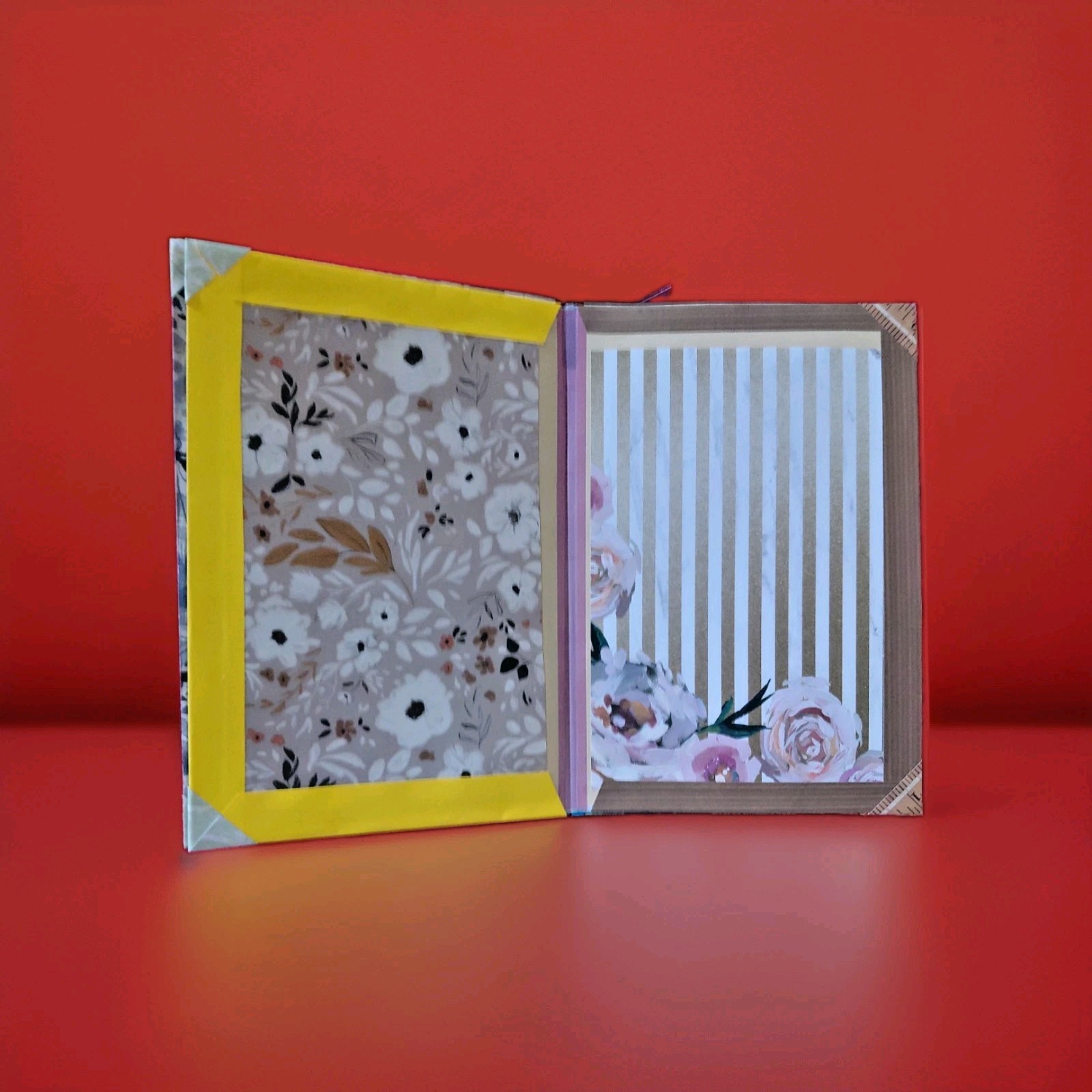 Naked Junk Journal 32 pages Handcrafted Eco-Creation with All of the Colors qs