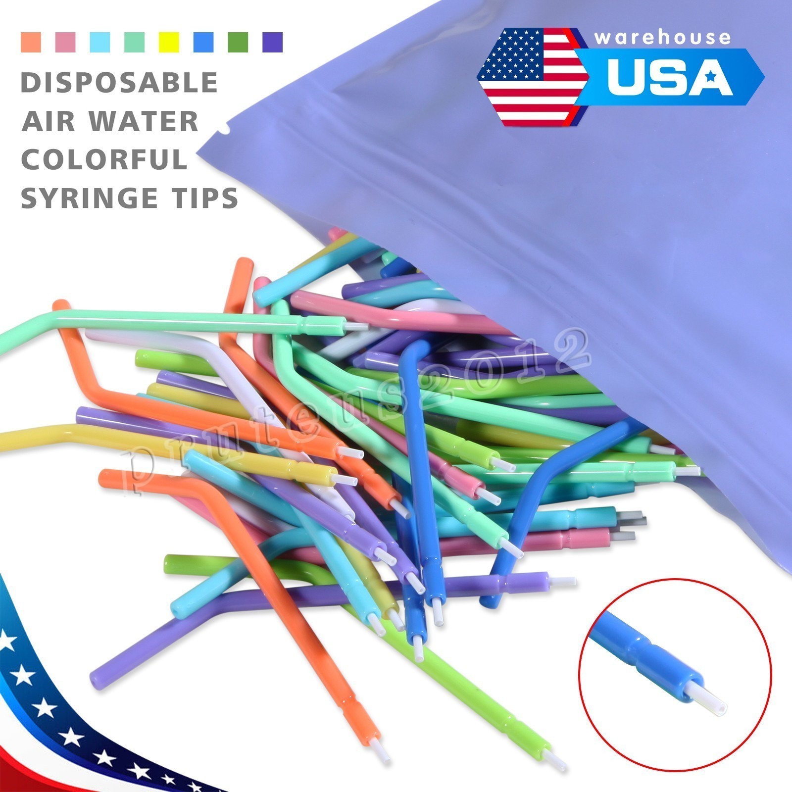 Disposable Air/Water Syringe Tips – Universal Fit, Dental (Choose Qty)