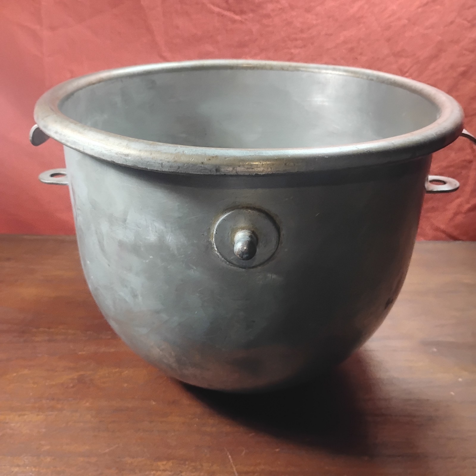 USED Hobart 12qt BOWL A-120-12 Steel Mixing Bowl (DAMAGED-for Parts NOT WORKING)