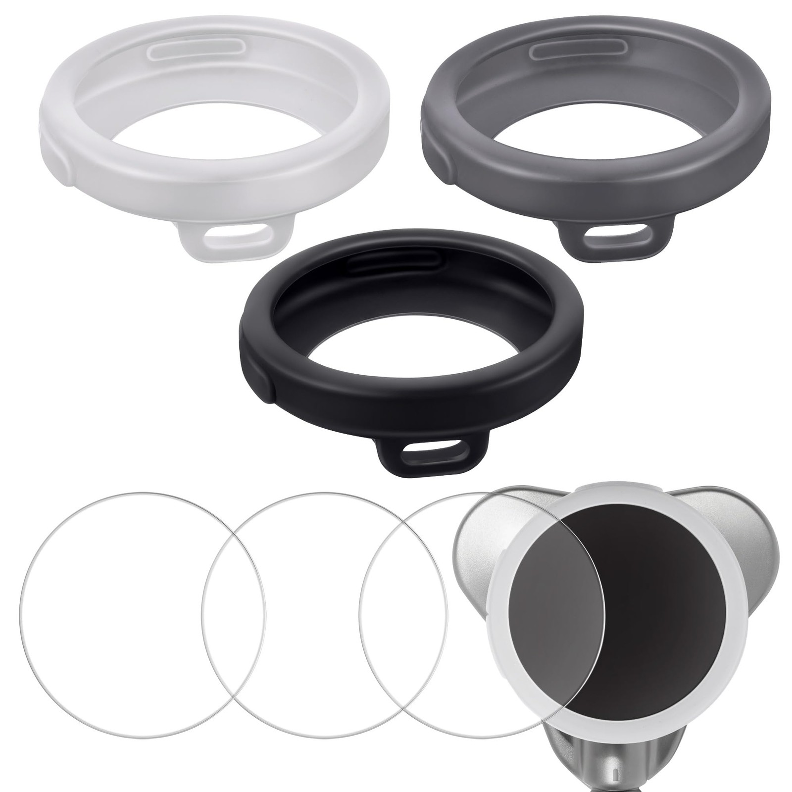 Stethoscope Protection Kit Compatible with EKO Core 500, 3 2.5D Tempered Glas…