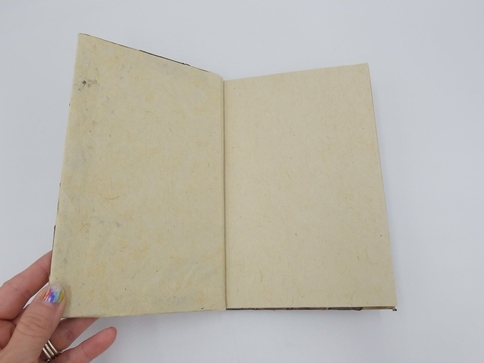 Natural Paper Leaves Cover w/Recycled Paper Notebook/Scrapbook Indonesia