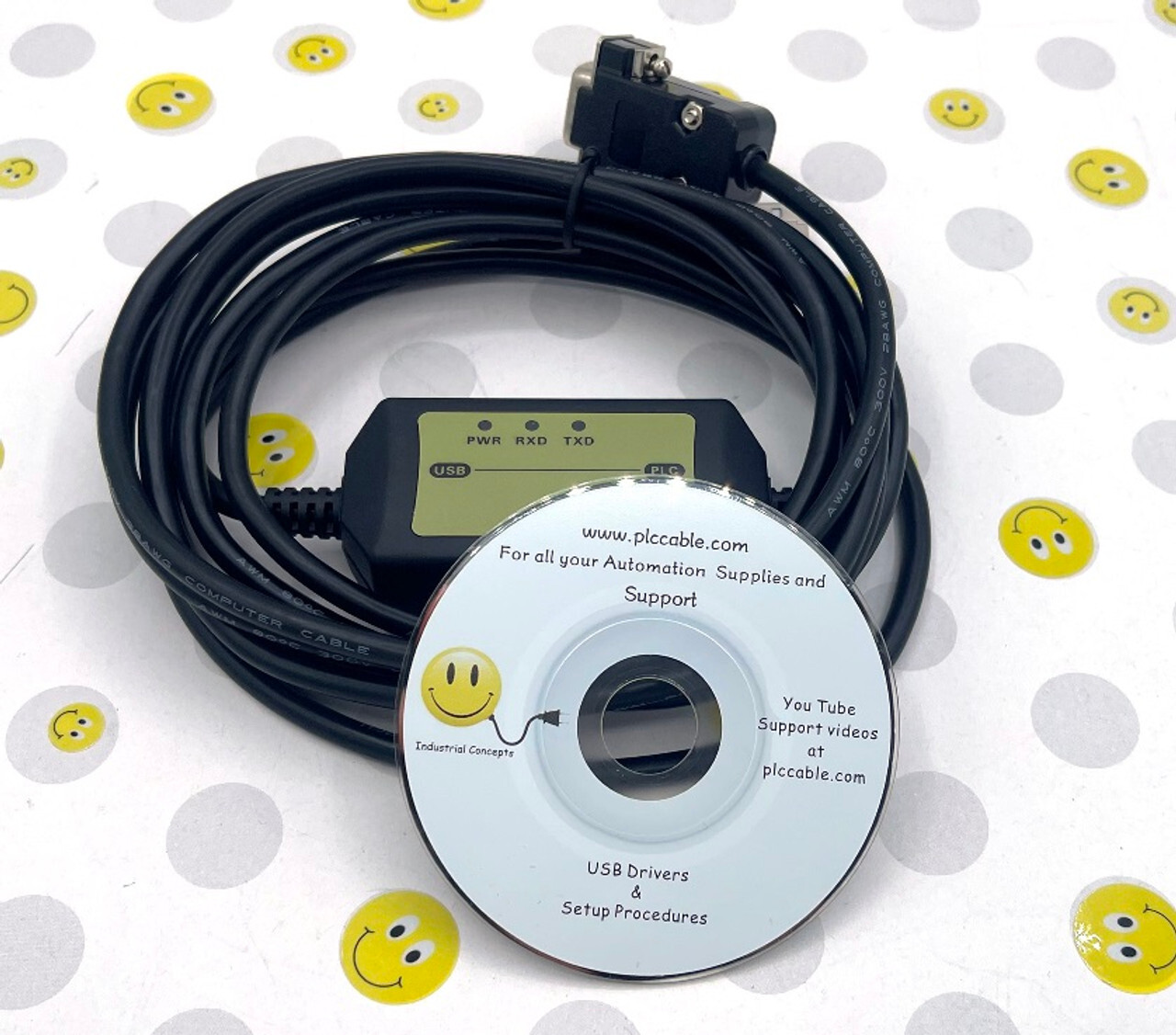 PLC Cable Inc Automation Direct Koyo USB D2-DSCBL-1 Port 2 Replacement