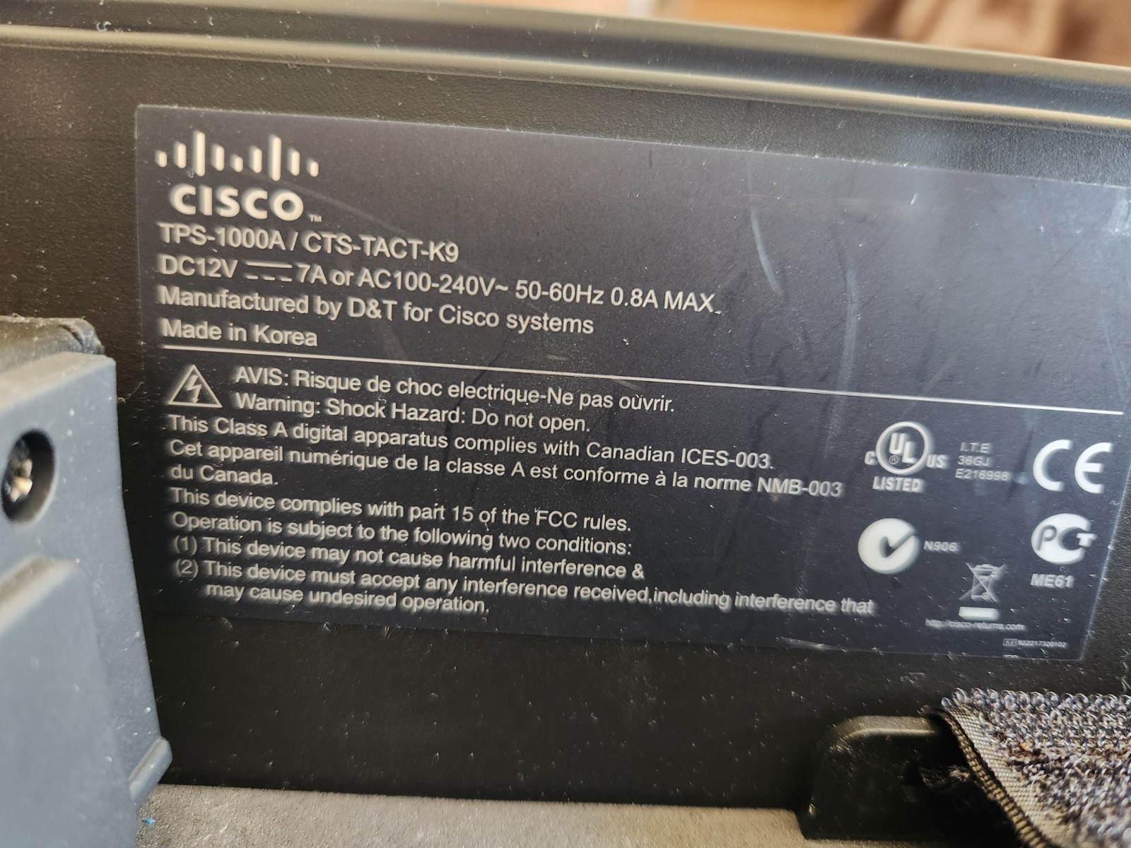 CISCO CTS-TACT-K9 Cisco TelePresence VX Tactical