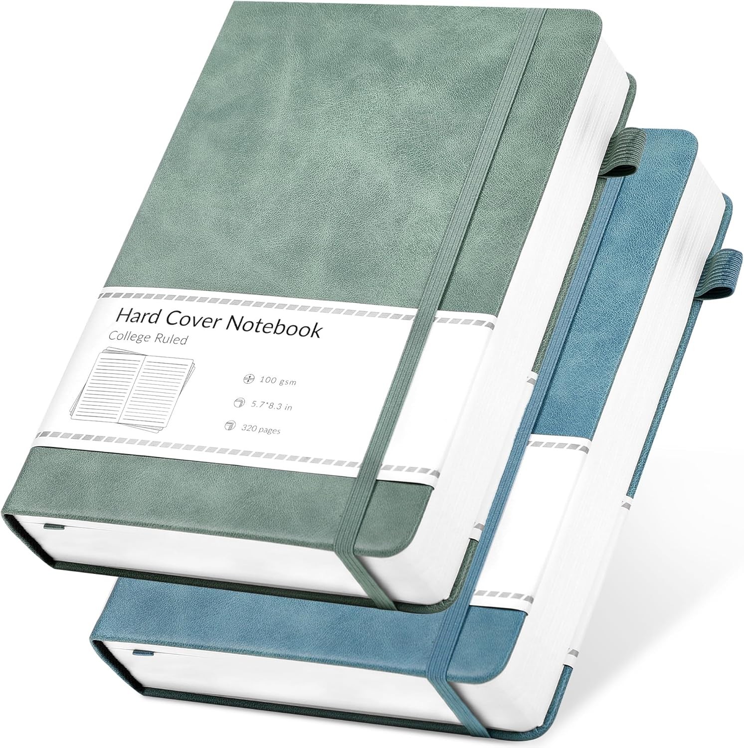 Journals Notebooks for Women Men 2 Pack: Journaling Notebooks Journals for