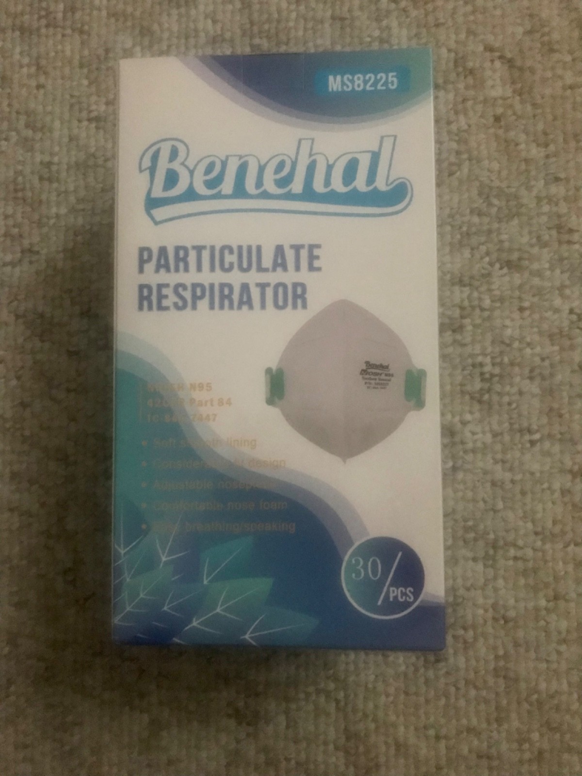 2 x 10 Pcs KN95 Protective MultiLayer Face Mask Disposable White