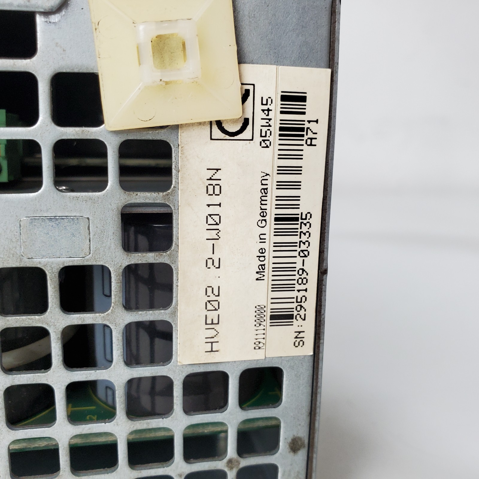 Rexroth R911190000 HVE02.2W018N Servo Power Unit 3ph 400-480v-ac 510-750v-dc