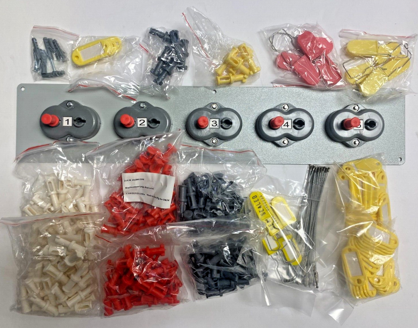 Inventory Control Unit 5 Peg Unit – Extra Pegs / Cable ties