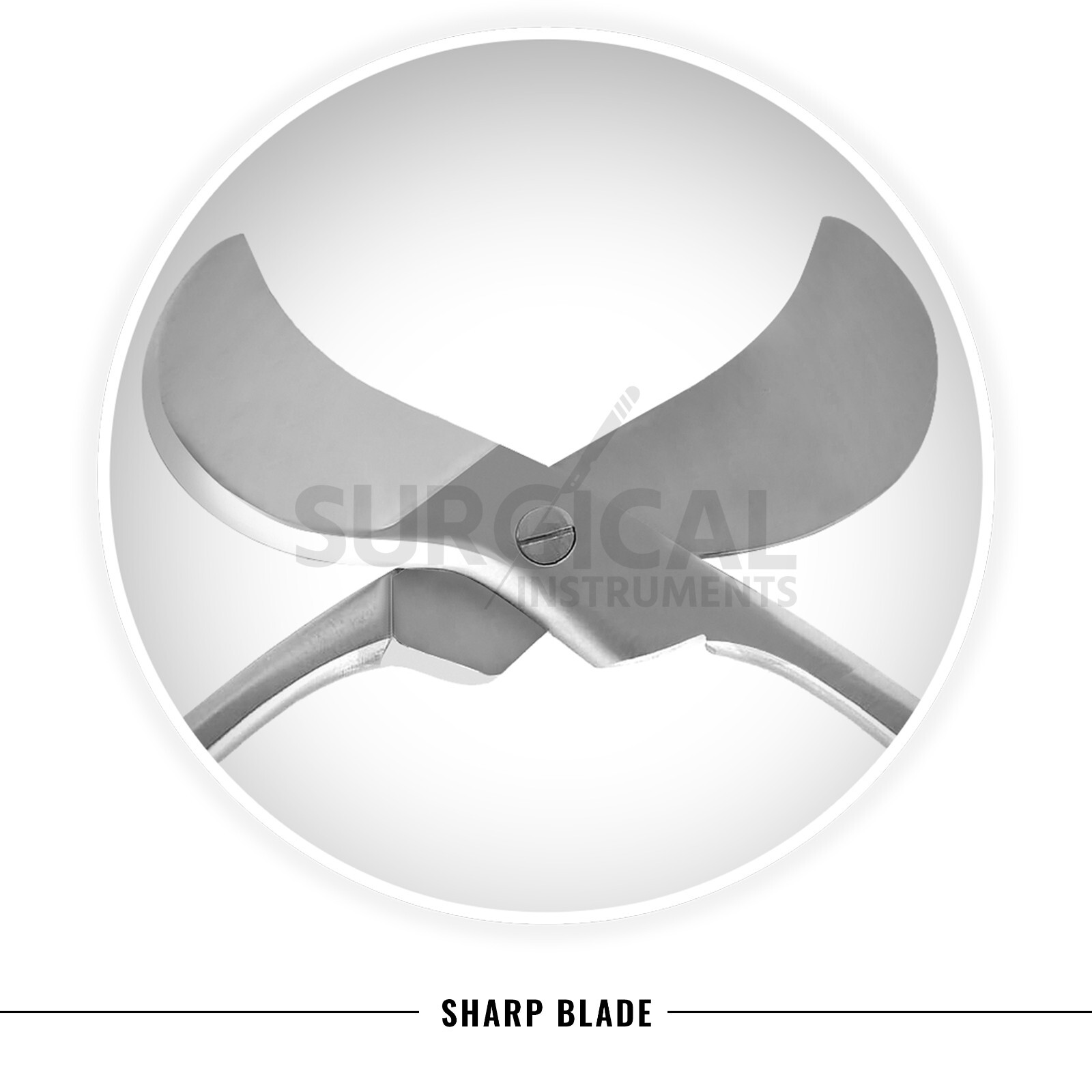 German Grade Umbilical Cord Cutter (Cord Scissors) 115mm Straight Gynecology