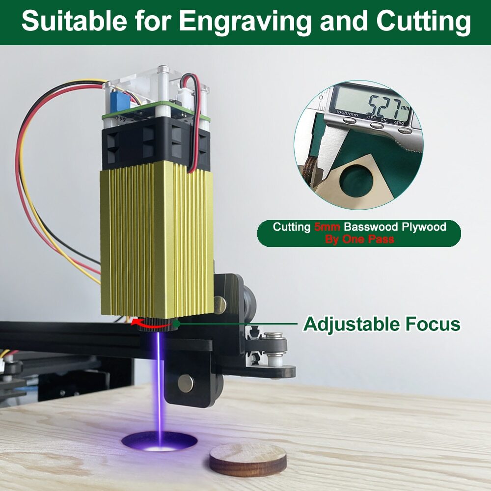 4W 5W 20W 30W 40W 60W Optical Power Laser Module for Laser Engraver Cutting DIY