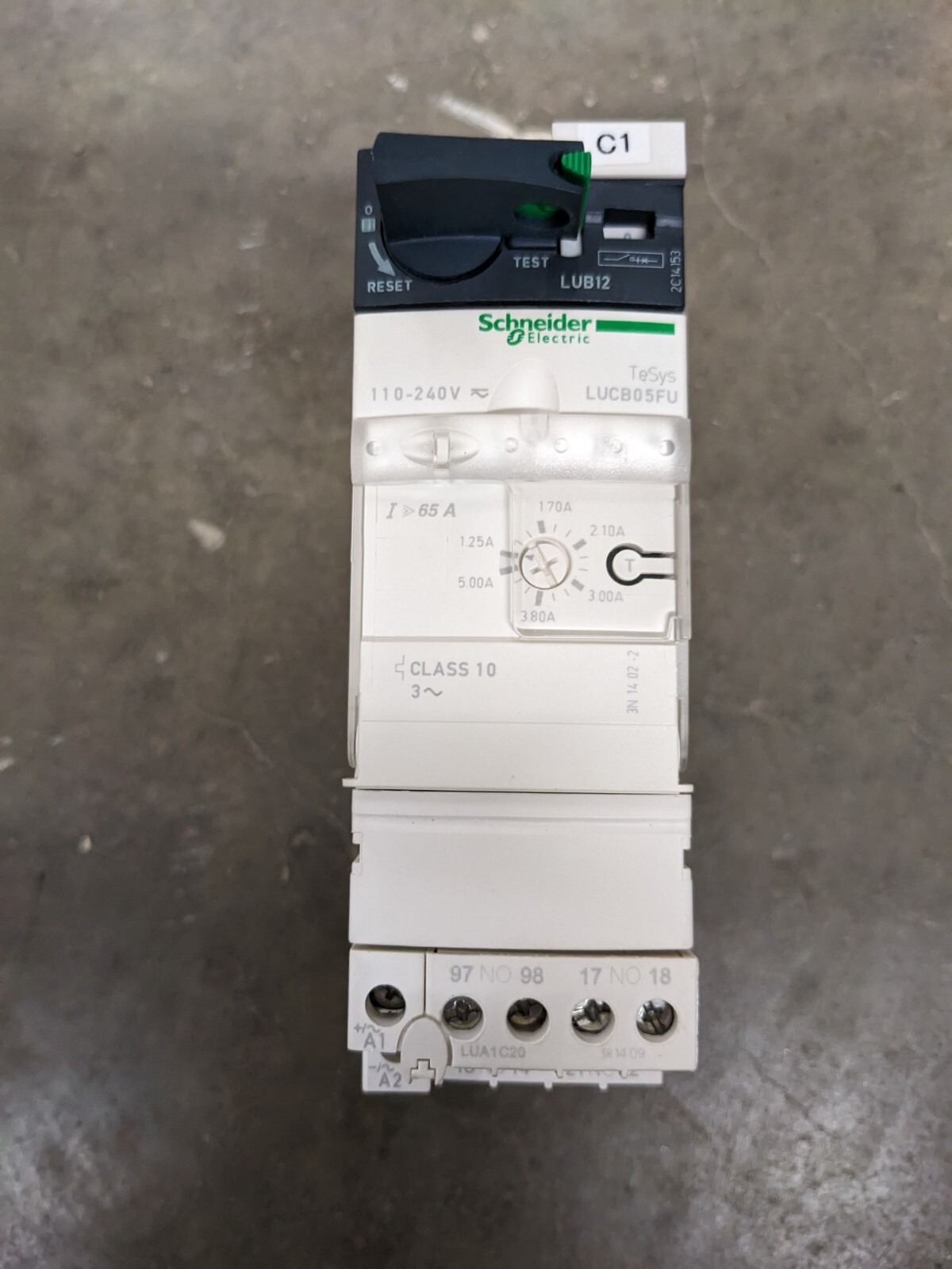 Schneider Electric, Motor Controller 24V 12A LUCB05FU