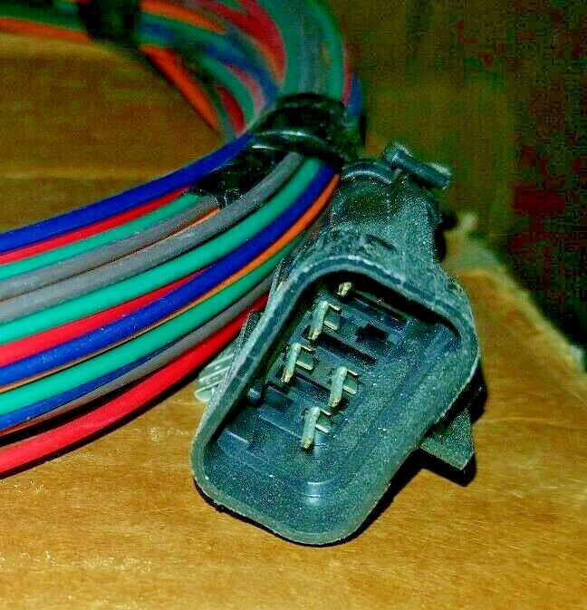 ONAN SILENT REMOTE GAS START SWITCH PANEL HOUR METER & 25′ HARNESS 8-PIN PLUG