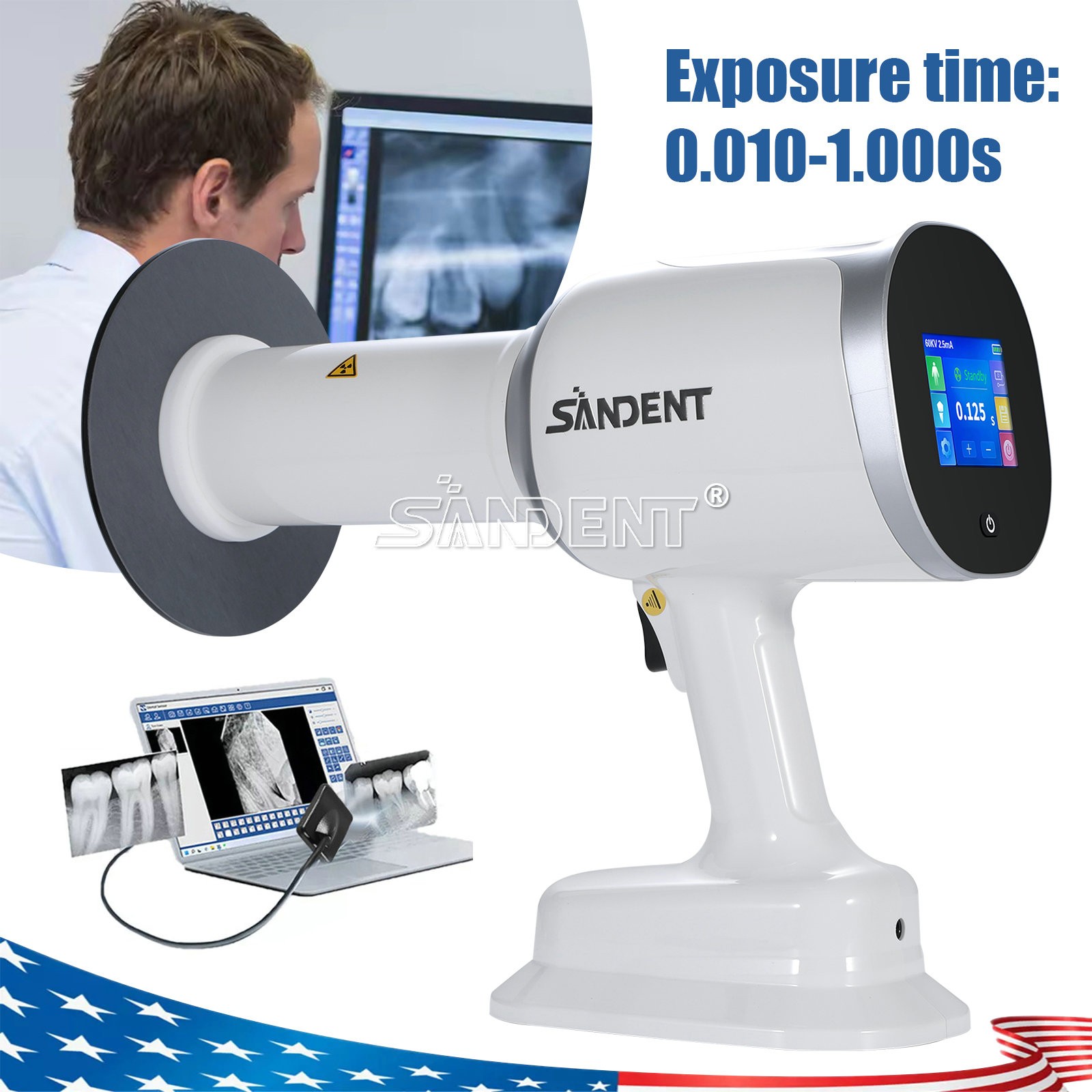 USA 10 Yabangbang Dental LED E-generator High Speed Handpiece 4 Hole