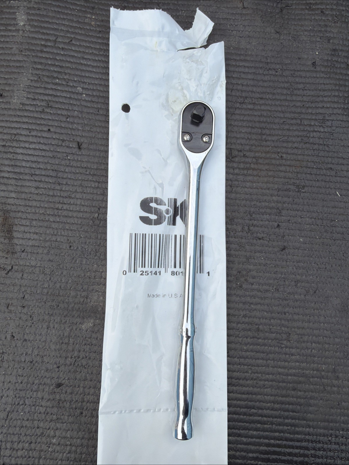 SK PROFESSIONAL TOOLS USA MADE 80181 Hand Ratchet, 8 in, Chrome, 1/4” S-K