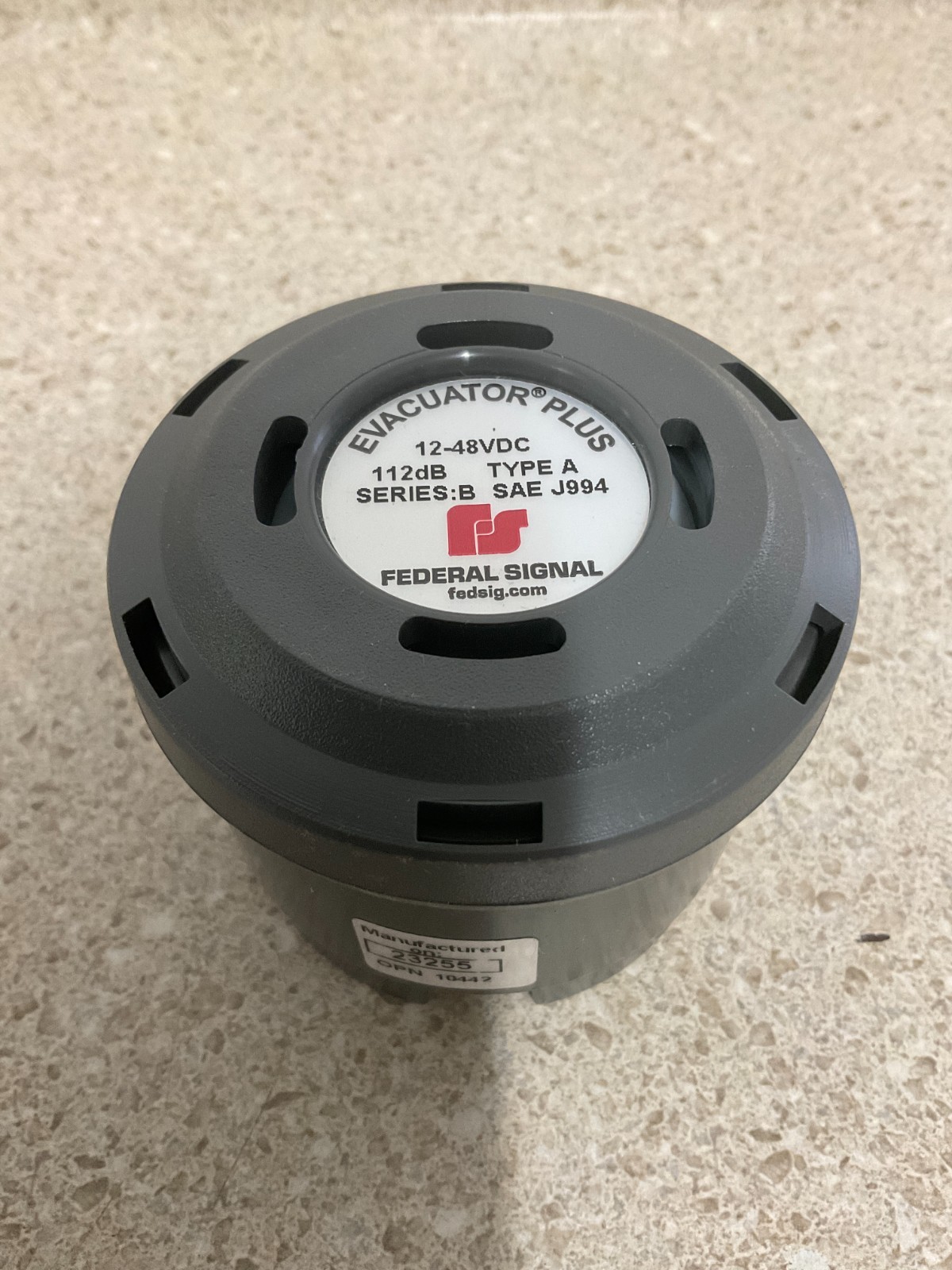 Federal Signal 210335SSG EVAC Alarm 112dB NEW