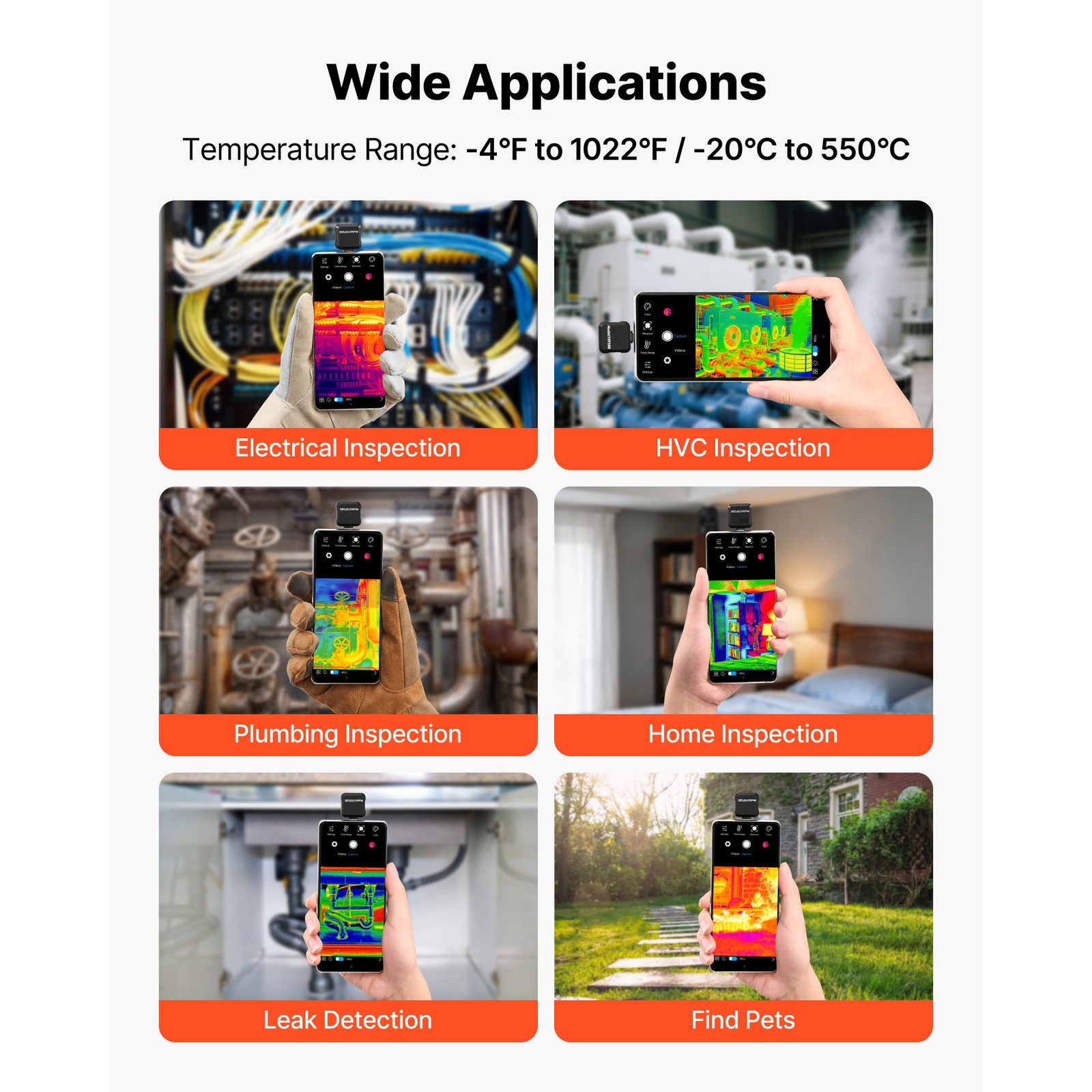 Uimoso Thermal Imaging Camera for Android with 320×240 High-Resolution Display