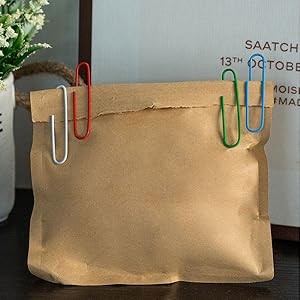 100pcs Gold Paper Clips,Large Paper Clip 2 Inch Jumbo Paperclips,Smooth Heavy