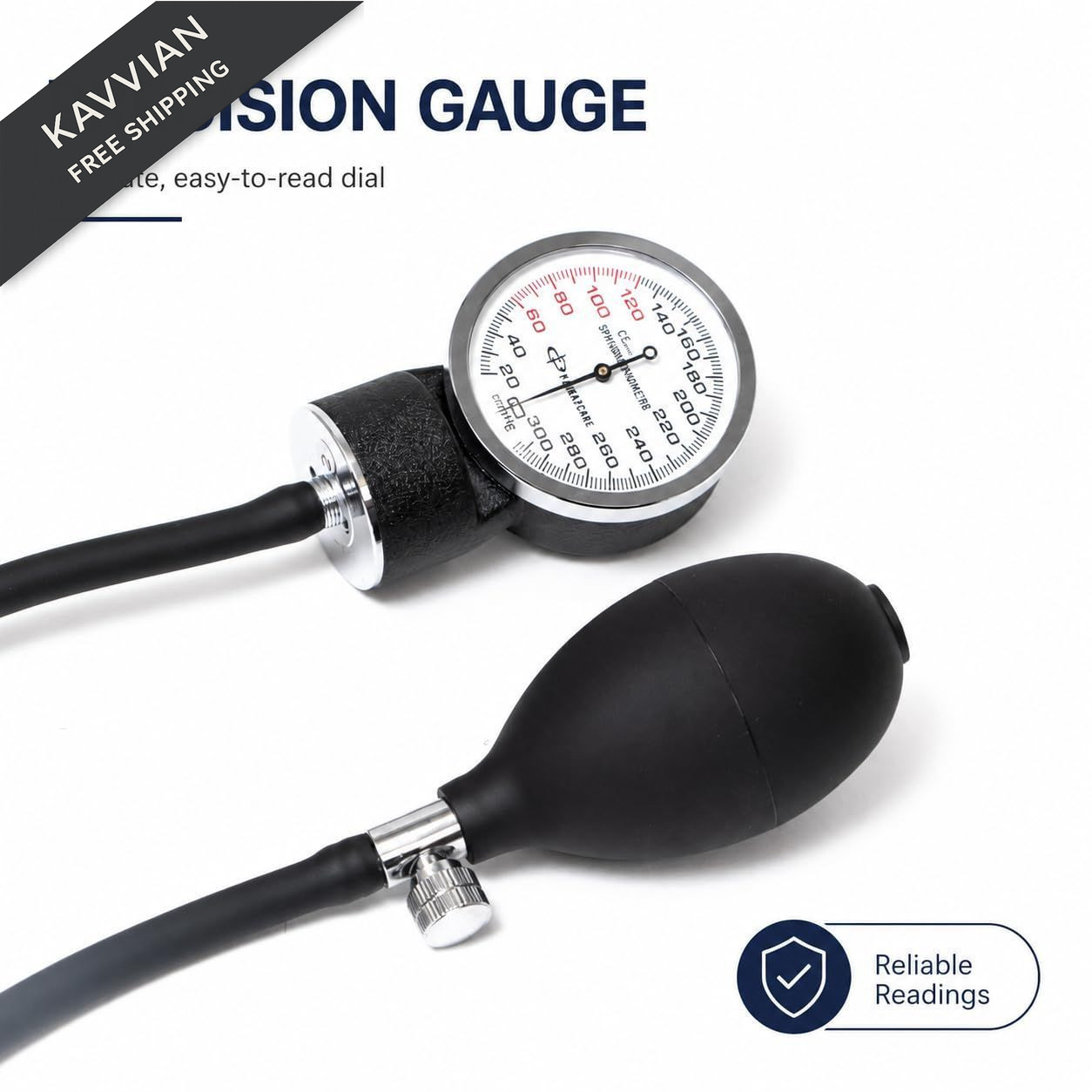 NOVAMEDIC Professional Black Adult Size Blood Pressure Monitor, Adult,