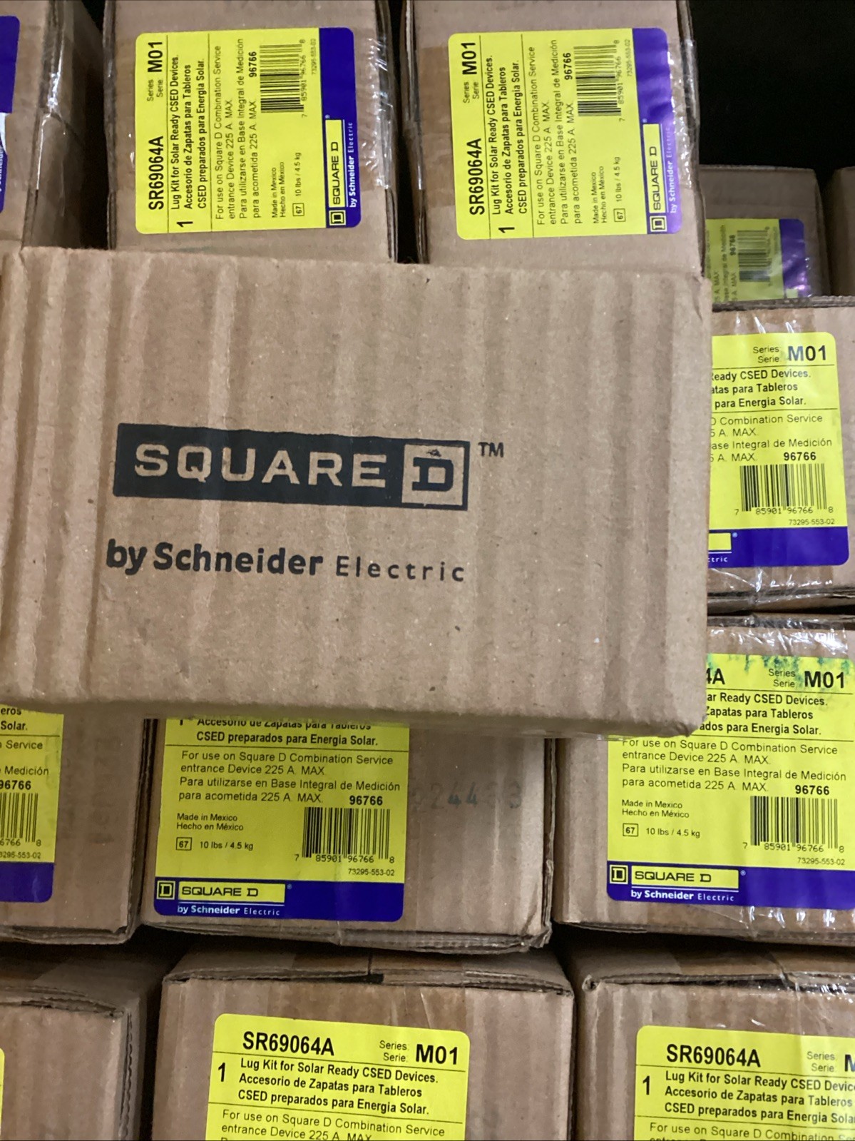 Square D SR69064A Lug Kit for Solar Ready CSED Devices *New Factory Sealed*