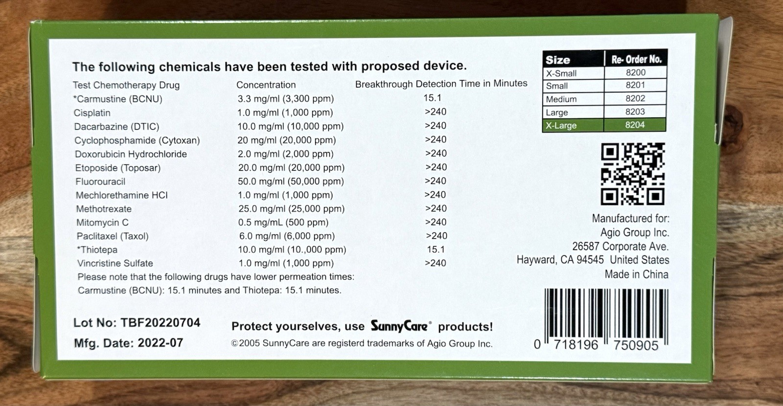 300 SunnyCare® plus Nitrile Medical Examination Gloves XL POWDER FREE