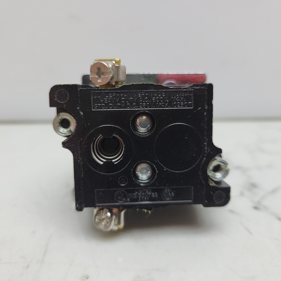 Cutler Hammer 10250T101-51 Push Button Flush Operator Black Series A1