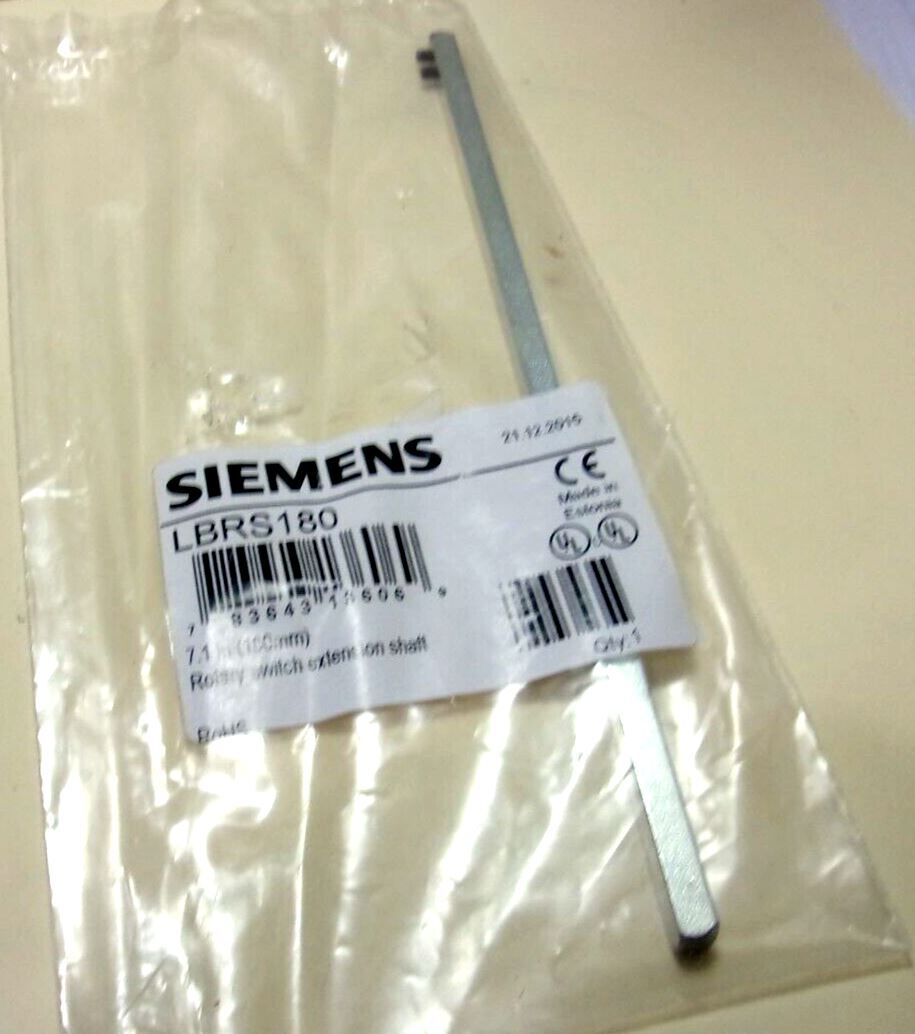 Siemens LBRS180 Rotary Switch Extension Shaft 7.1 in (180mm) New