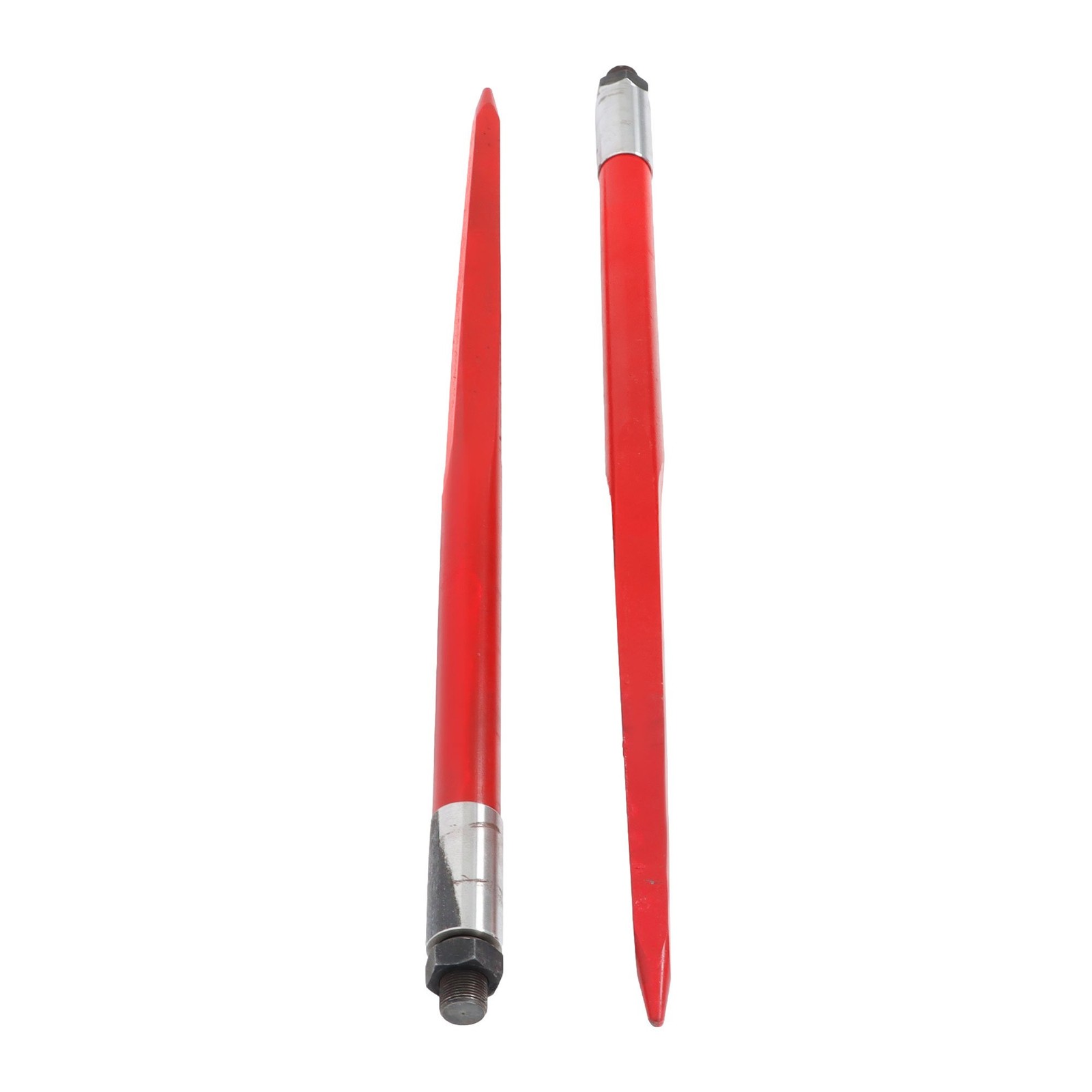 2 Pack 39″ Hay Bale Spear 3000 lbs Capacity Spike Fork Fit For Tractors Loaders