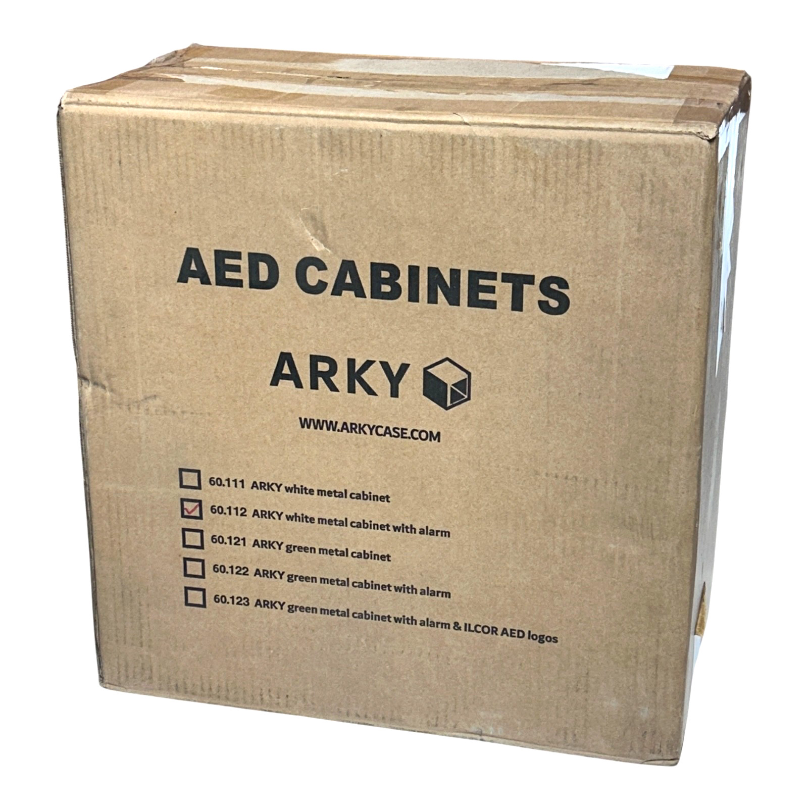 ARKY 60.122 CASE Indoor AED Cabinet White With Acoustic Alarm 8″ x 15″ x 15″