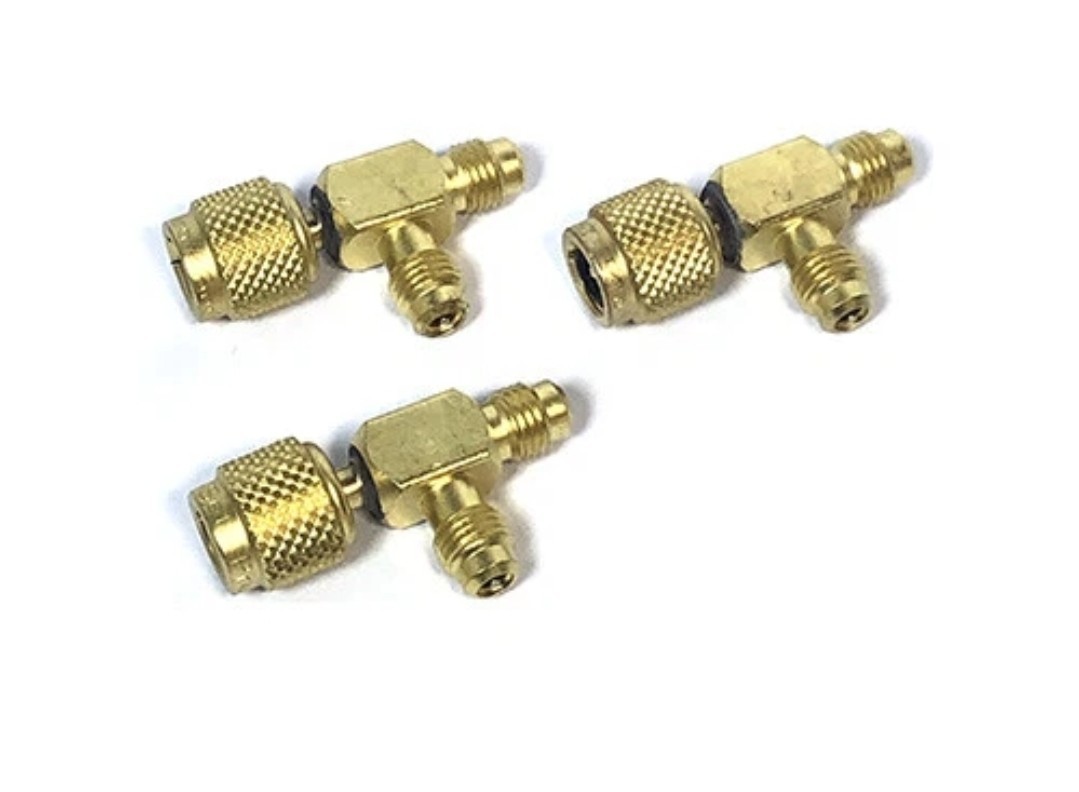 Lot Of 100 CPS Products AVT45 1/4in SAE Mx1/4in SAE F Knurlx1/4in SAE M Adapters