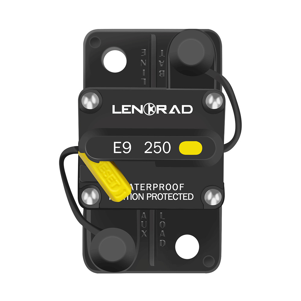 30A-250 Amp Circuit Breaker with Manual Reset 12V48V Dc Waterproof Auto/Marine