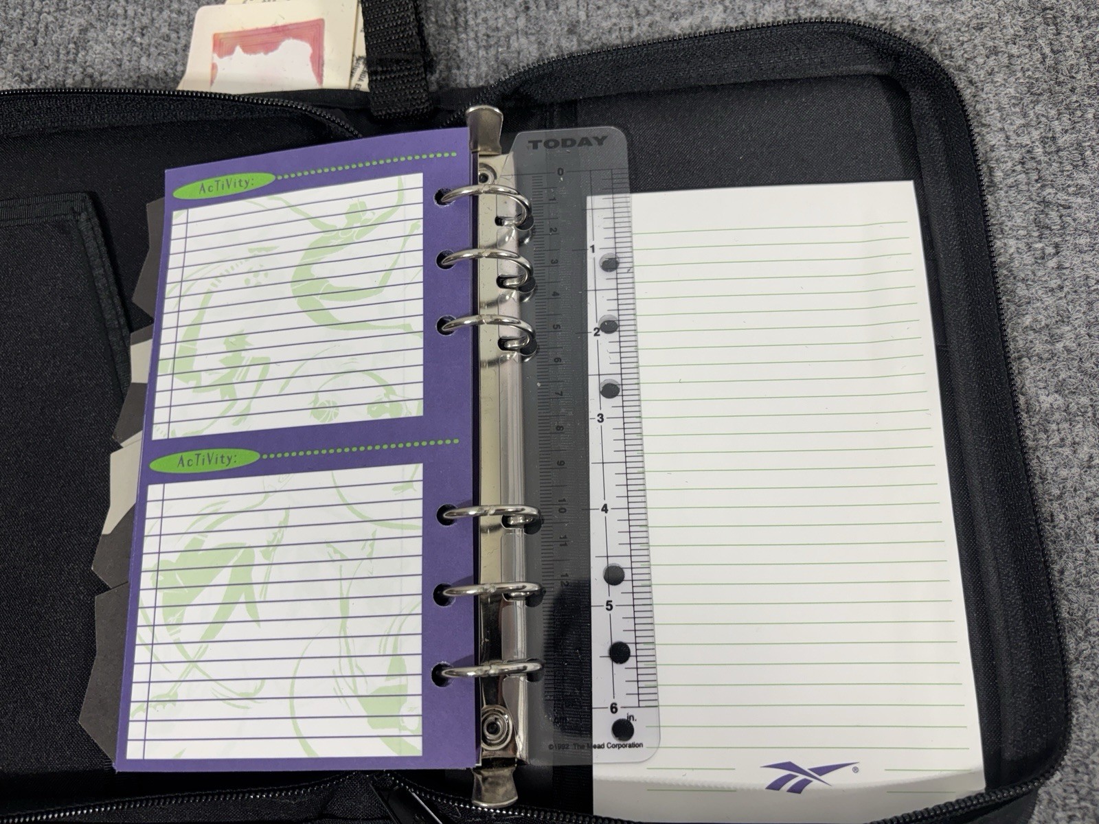 Vintage 1997 Reebok MEAD #50194(G) Student Day Planner With Original Tags