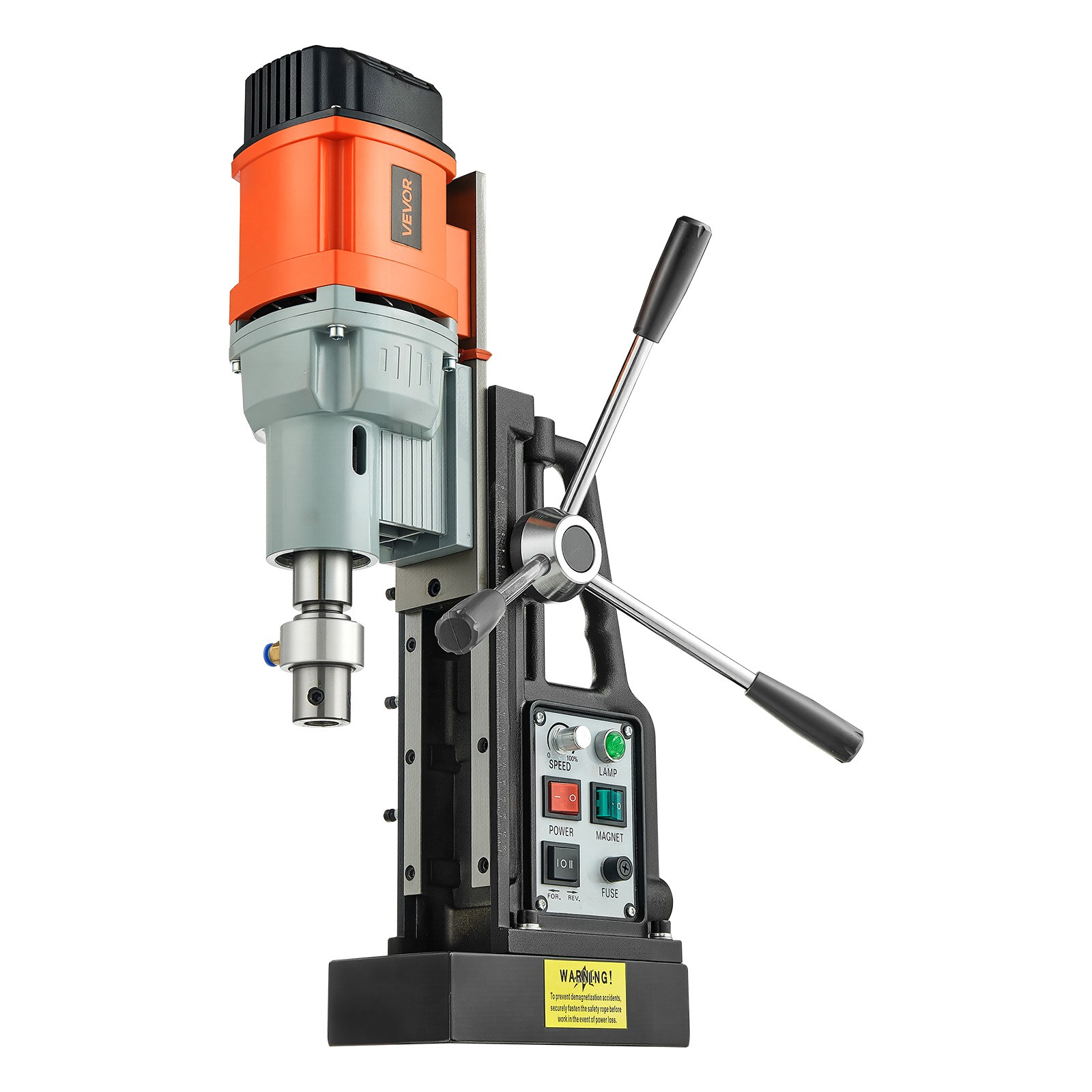 VEVOR Magnetic Drill Press Mag Drill Press 1550 W 2.4 in Boring Dia 0-600 RPM