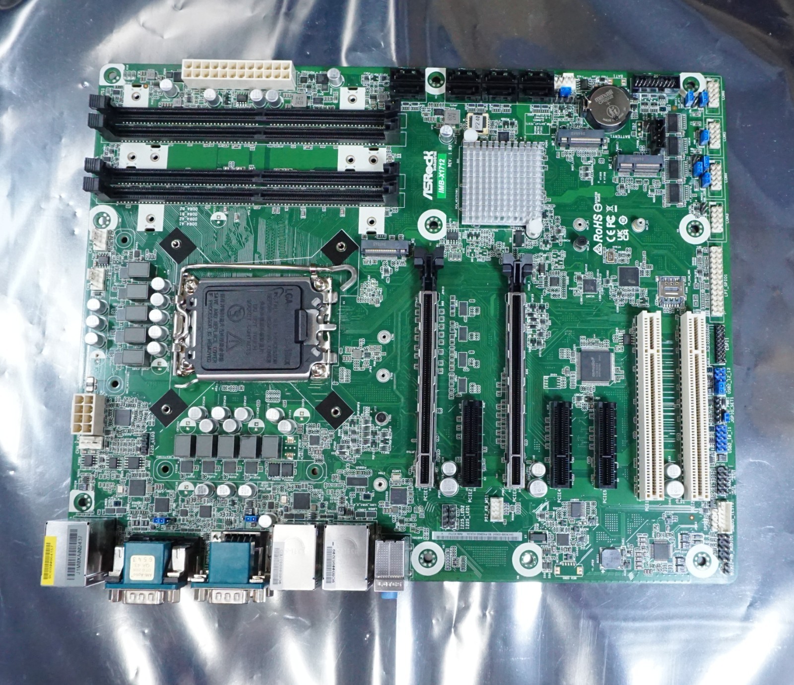 ASRock IMB-X1712 industrial ATX motherboard FOR Intel 12th, 13th, and 14th Gen