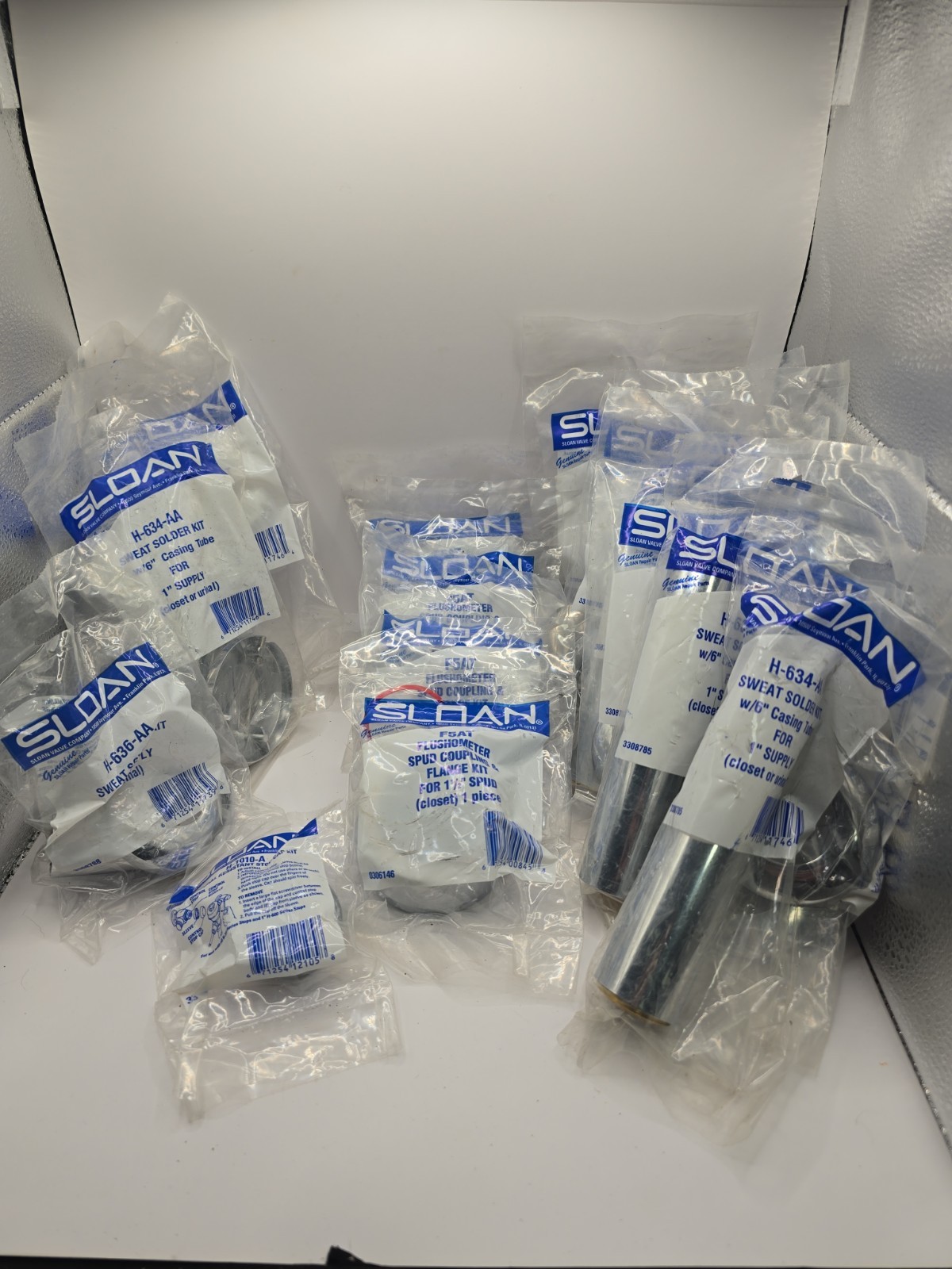 LOT OF 14 Genuine Sloan Flush Valve Repair Parts – New