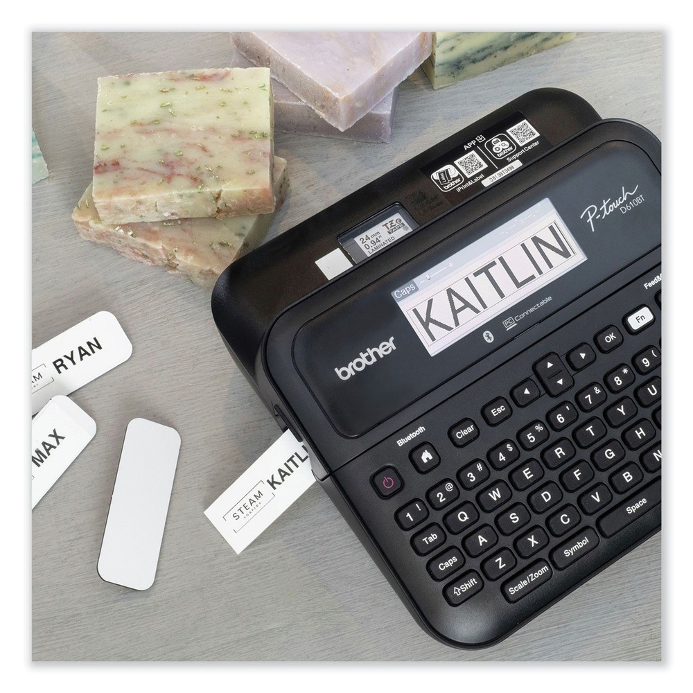 Brother P-Touch PTD610BTVP 14.2″ x 6″ x 13.3″ 30 mm/s Connected Label Maker New