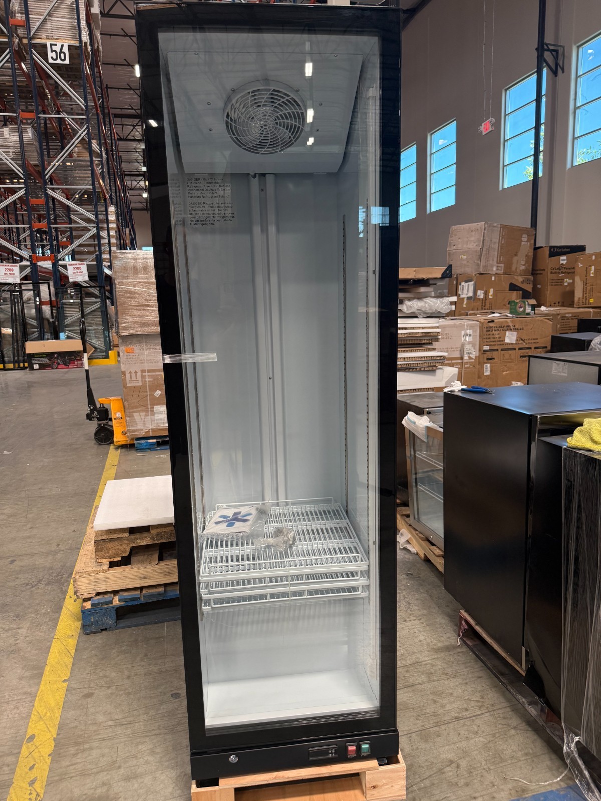 Yeego Commercial Drink Cooler Freestanding 12.36 Cu.ft Display Beverage Fridge