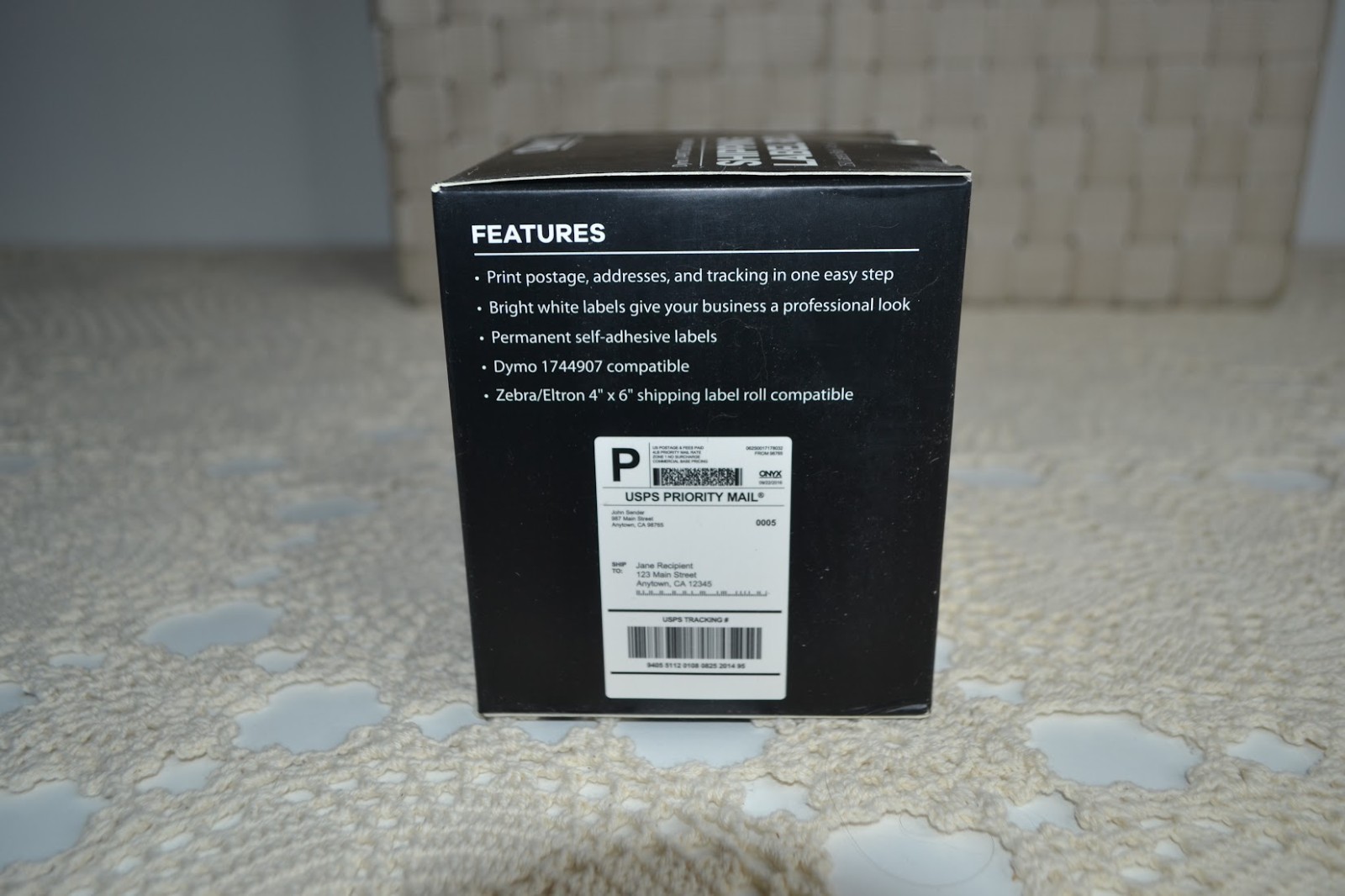 ONYX Shipping Labels, 4″ x 6 1/4″, 250 Labels per Roll have 13 BN Rolls avail.