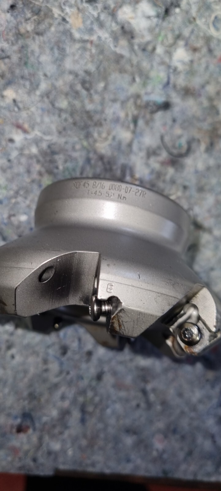 Iscar D80 SOF45 8/16-D080-07-27R Insert Cutter Head Choice of 2