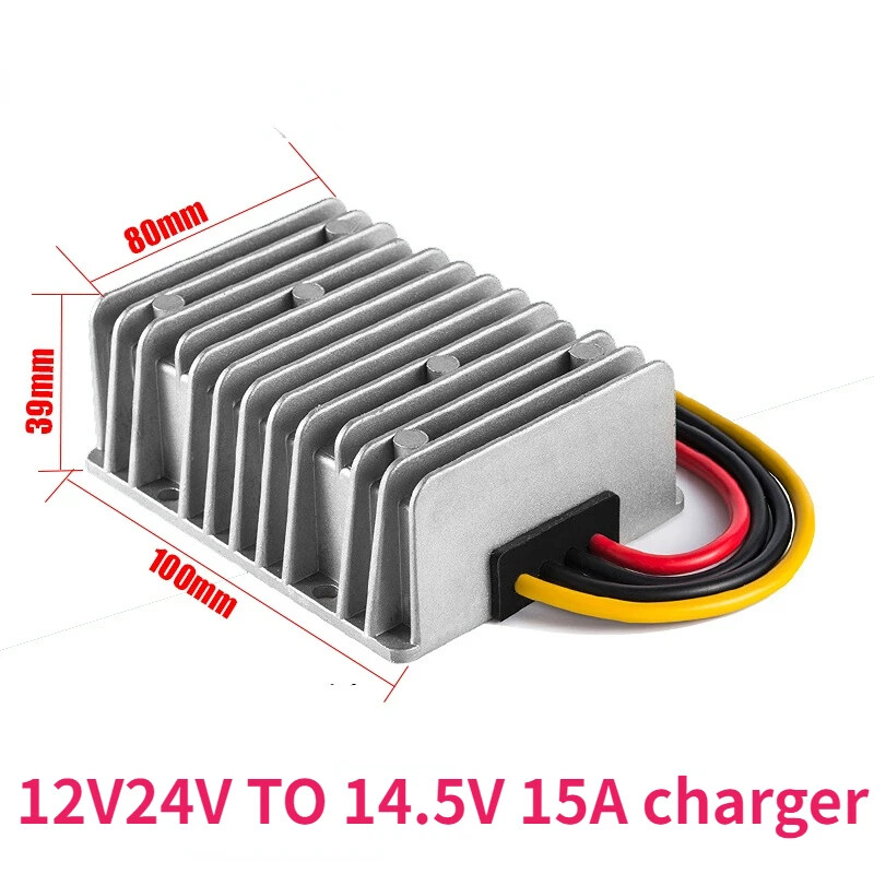 DC 10-36V to 14.6V 13.8V 12.6V 15A Current for Lead-acid LDC Lifepo4
