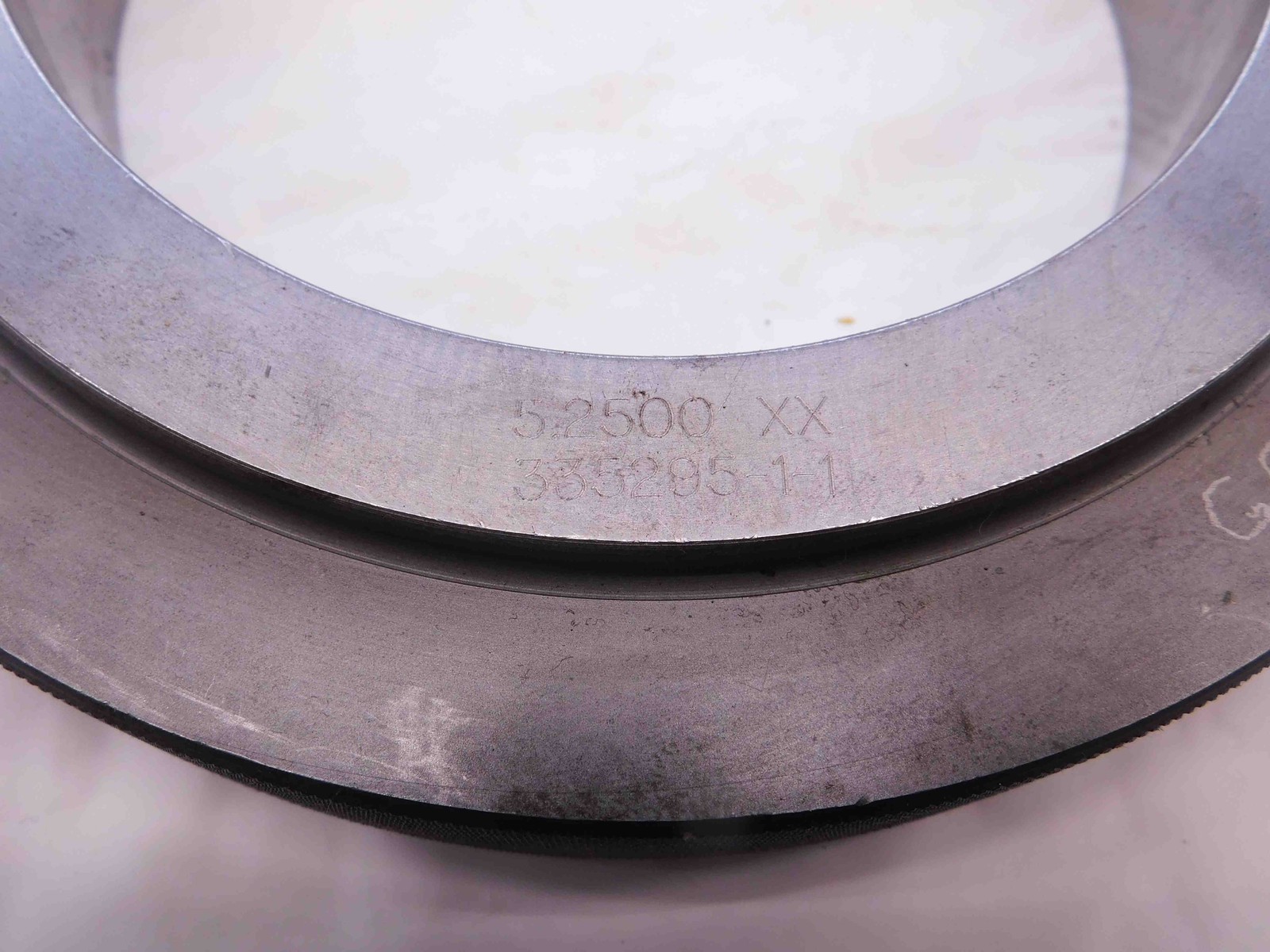 5.2500 CLASS XX MASTER PLAIN BORE RING GAGE ONSIZE 5 1/4 133.350 mm 5.250 CHECK