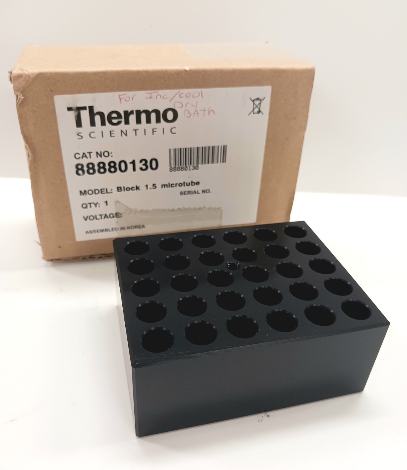 Thermo Fisher Scientific 88880130 1.5Ml 30 Microtube Cool Dry Bath Block