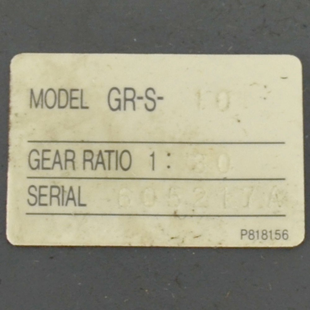 Mitsubishi HA-FF13G1-S1 3000r/min Servo Motor w/ GR-S-10 1:30 Gear Motor