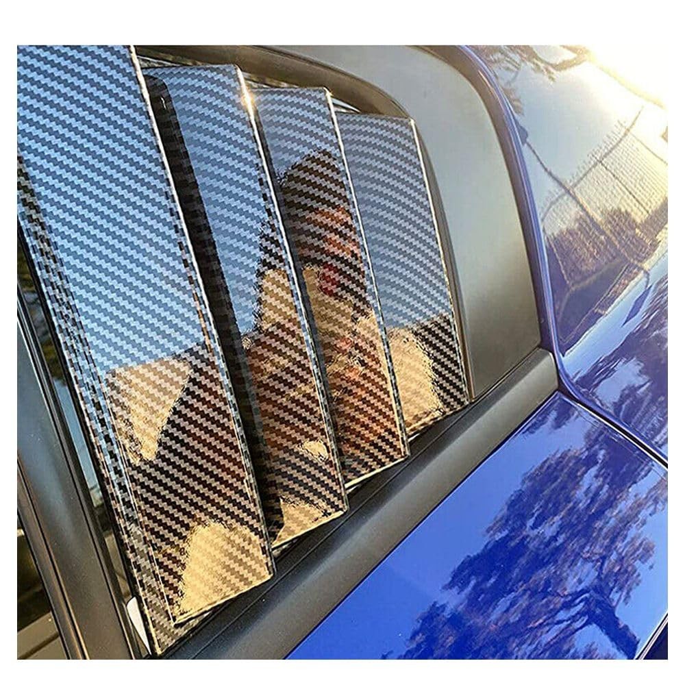 V1 Carbon Fiber Side Window Louvers Dodge Charger 2011-2023 2pc DCH11V1-CFL-Wdl