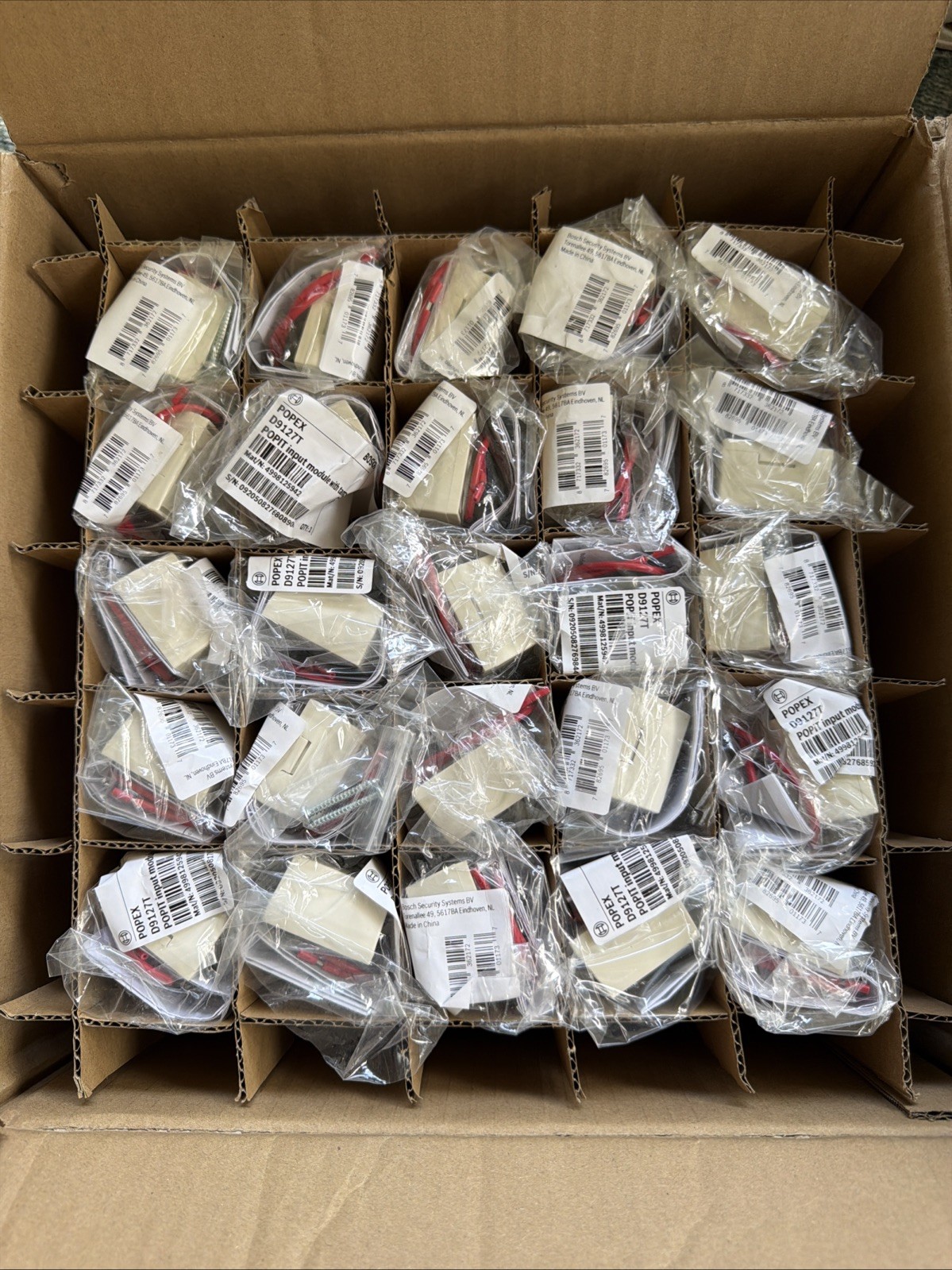 LOT OF 50 BOSCH POPEX D9127T POPIT INPUT MODULE WITH TAMPER