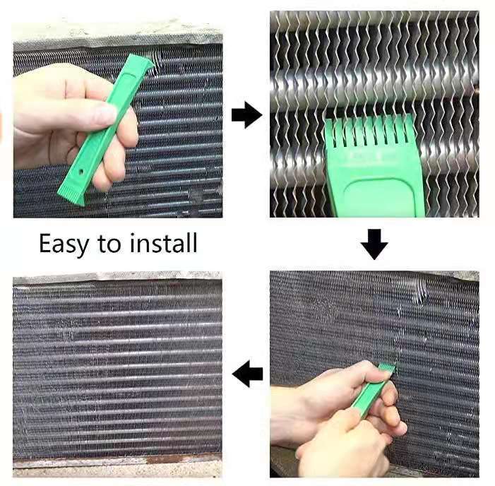 FCR6 Ring Fin Comb Set Cleaning Brush Coil Condenser Brush fit Air Conditioner